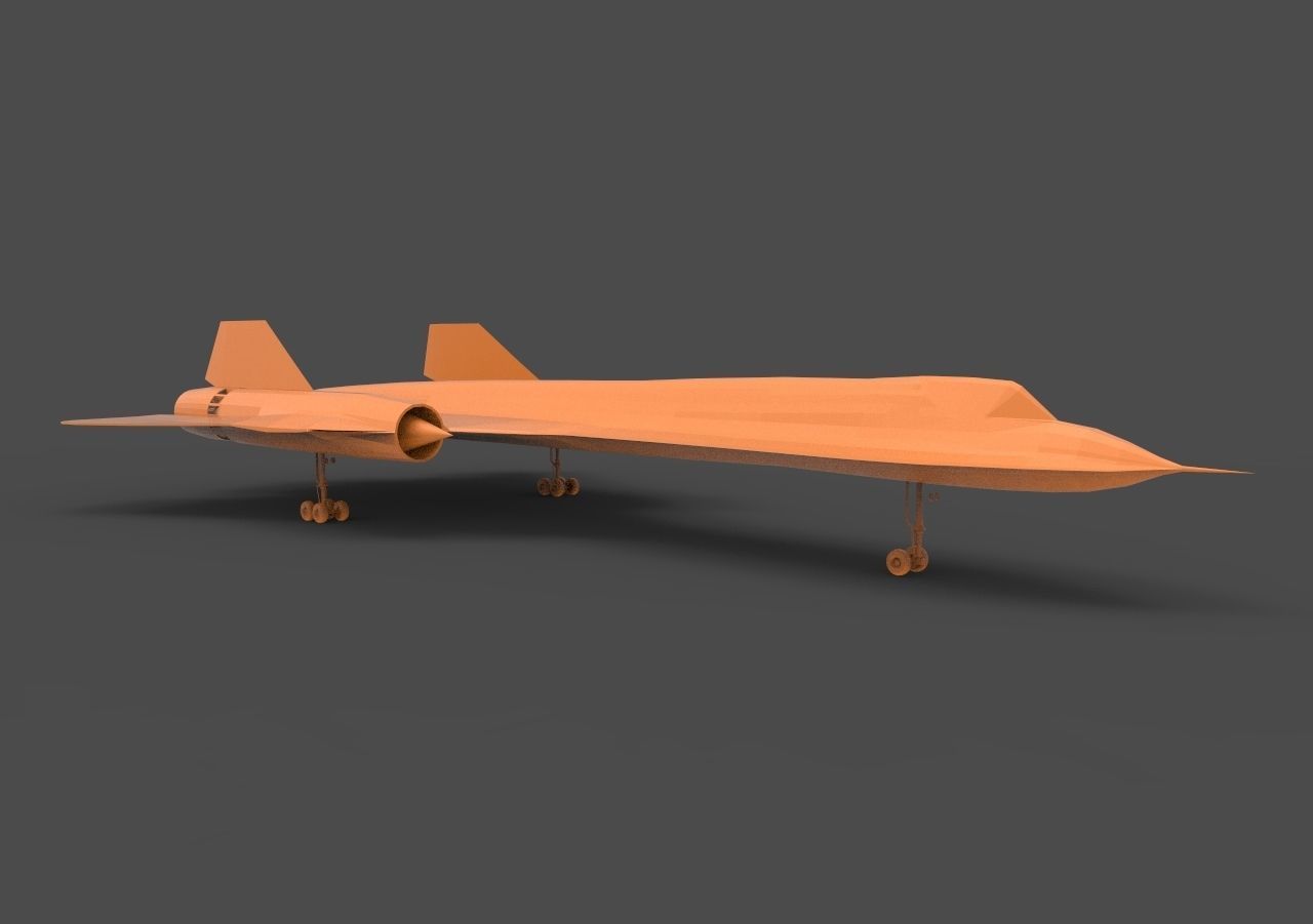 SR-71 3D model 3D printable | CGTrader