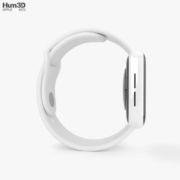 Apple Watch Series 5 44mm Ceramic Case with Sport Band 3D model CGTrader