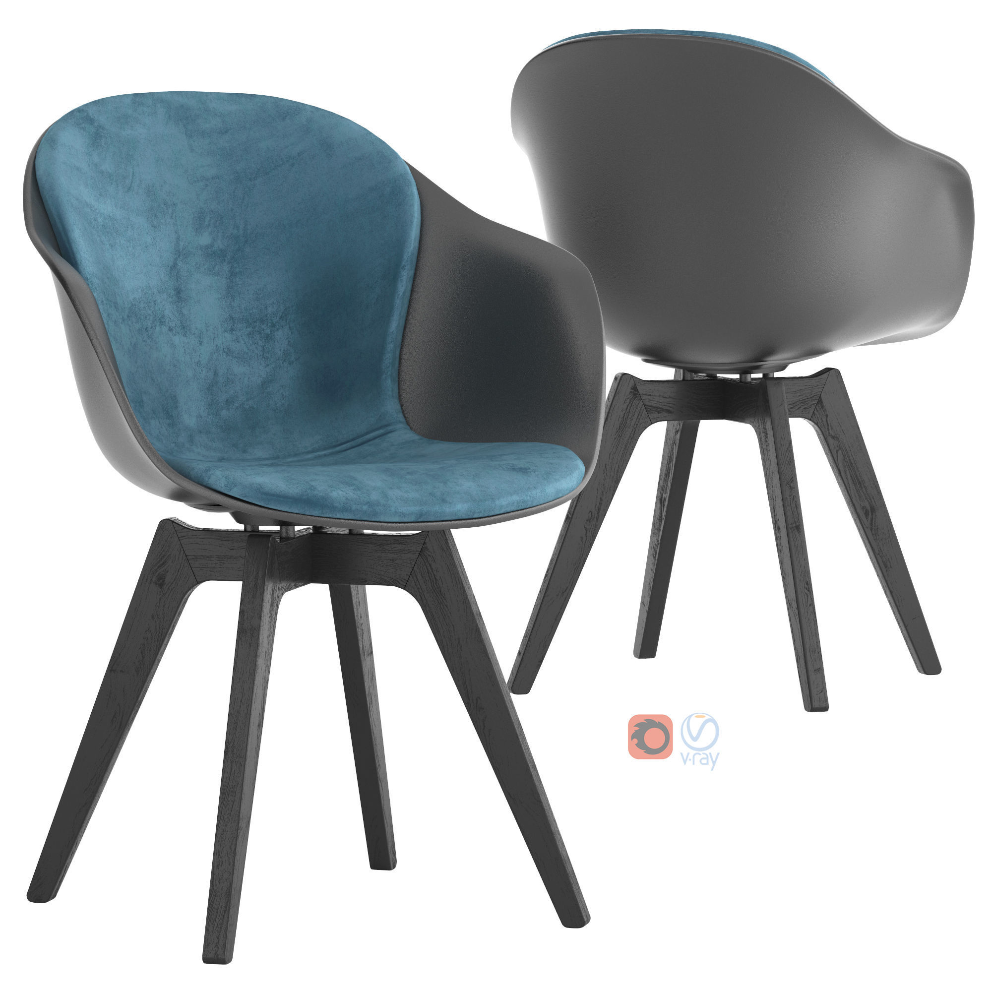 Boconcept-adelaide chair 3D model