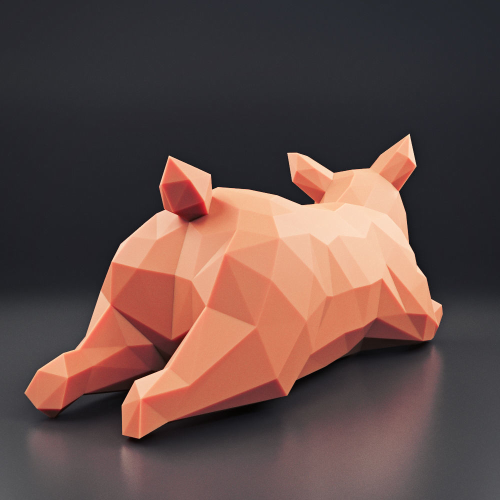 Welsh Corgi Low Poly 3
