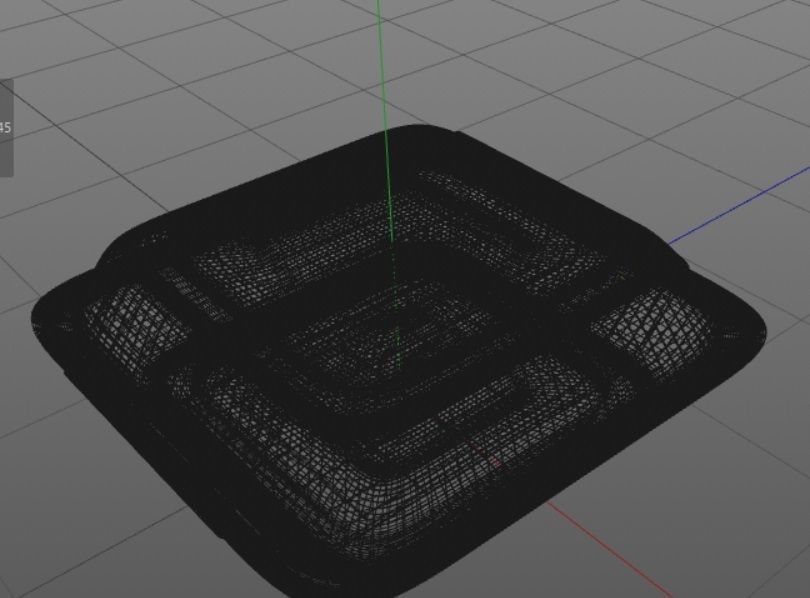 3D model FOOD BOX INVISIBLE AND MATTE TEXTURE VR / AR / low-poly | CGTrader