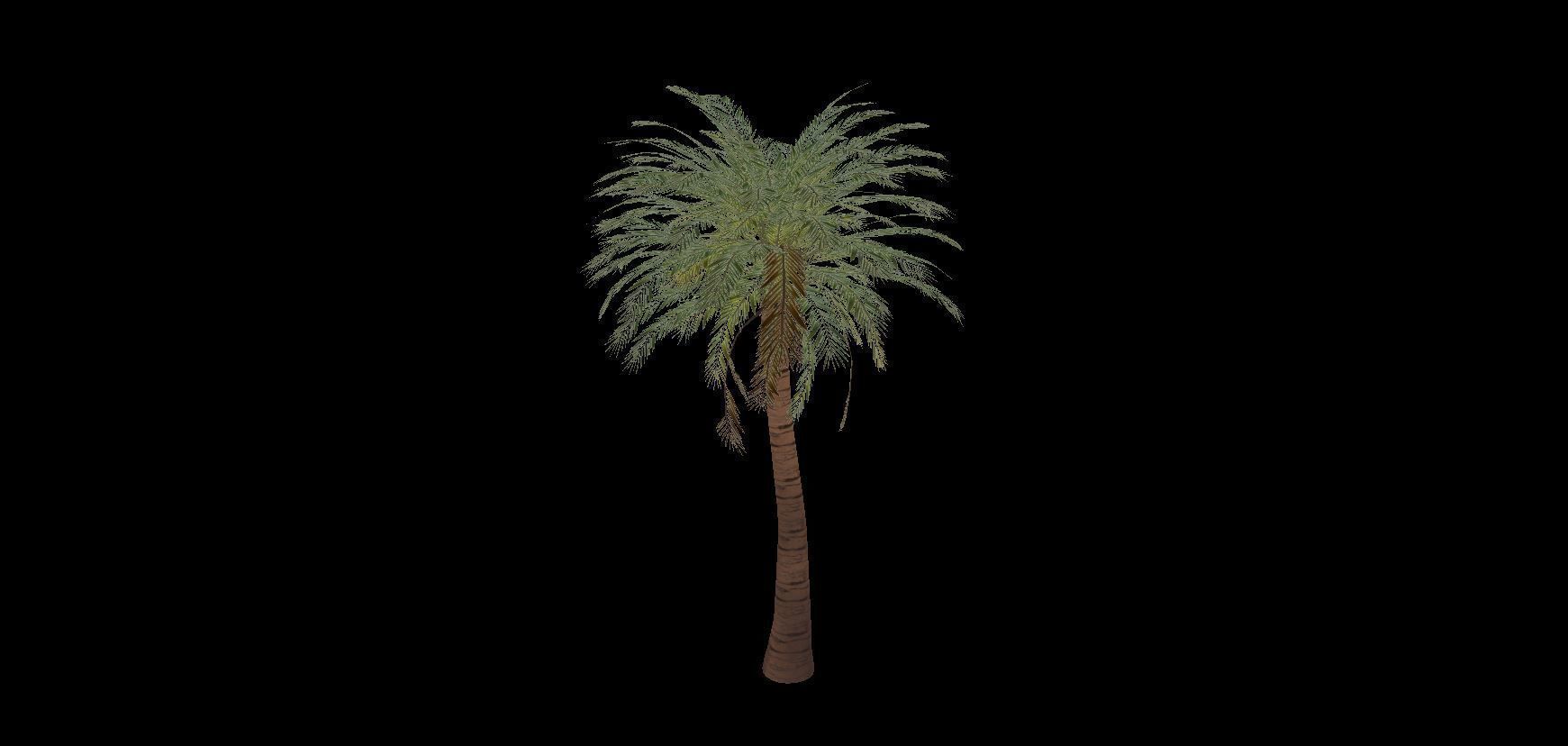 3D model Animated Date Tree 3d Game Props VR / AR / low-poly rigged ...