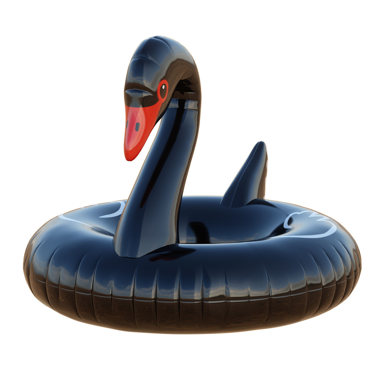 Black Swan Pool Float 3D model | CGTrader