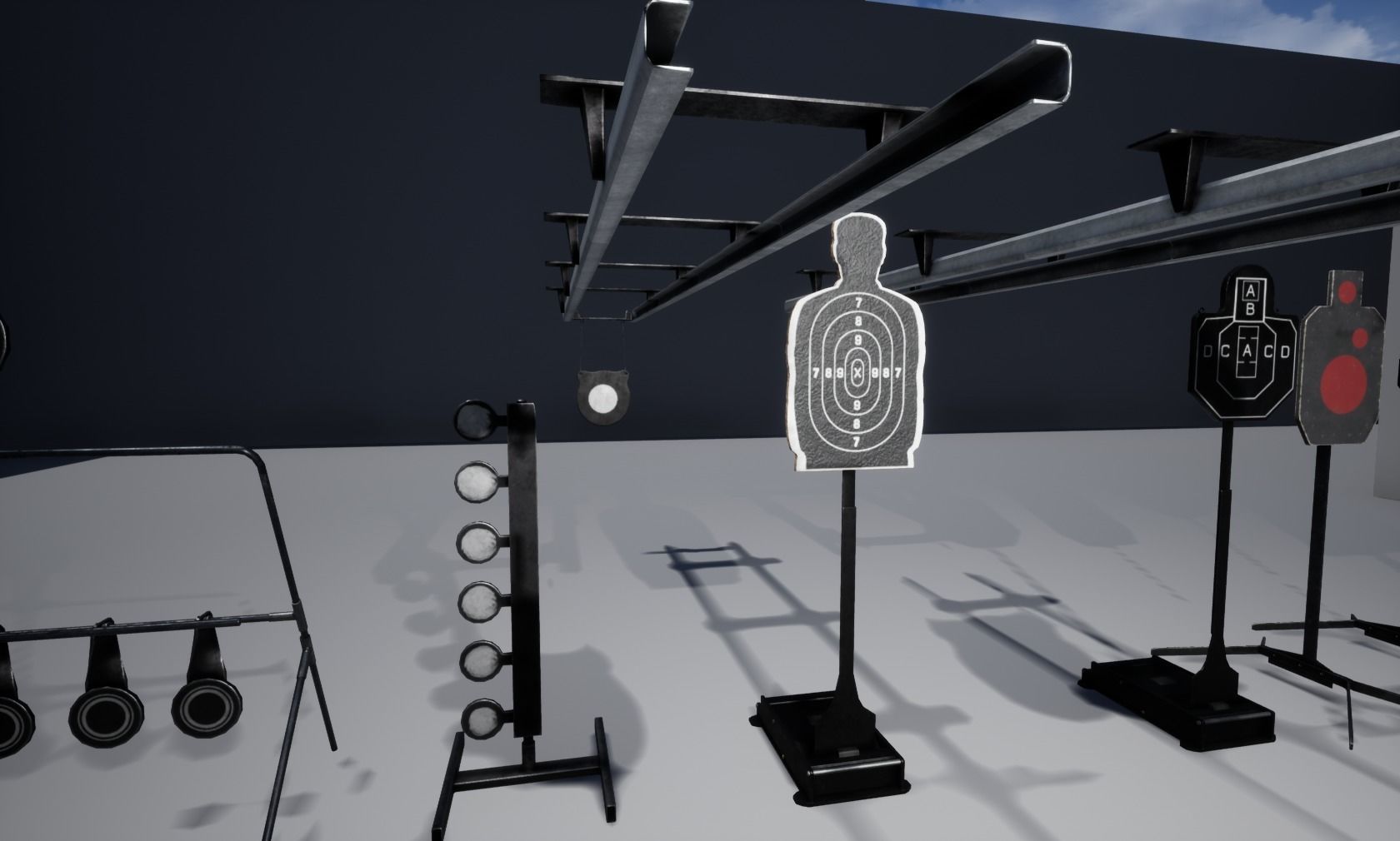 3D model Shooting targets pack VR / AR / low-poly | CGTrader