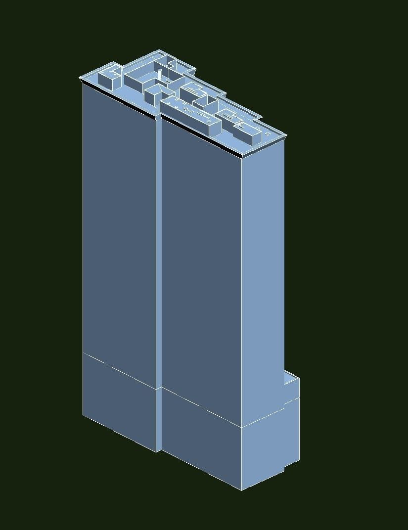3D model BLU building VR / AR / low-poly | CGTrader image.