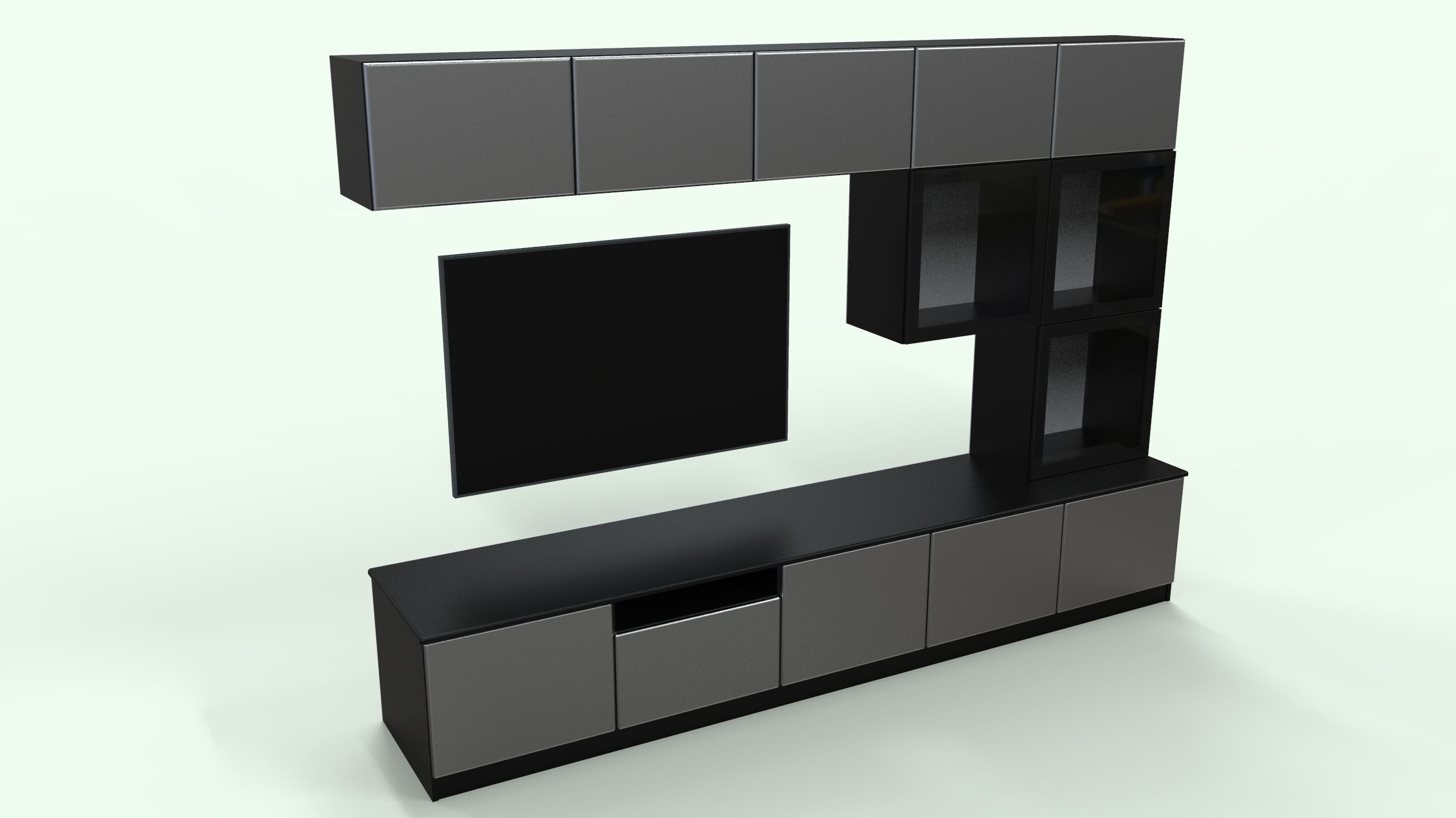 Tv Unit 3d Model 3D model CGTrader