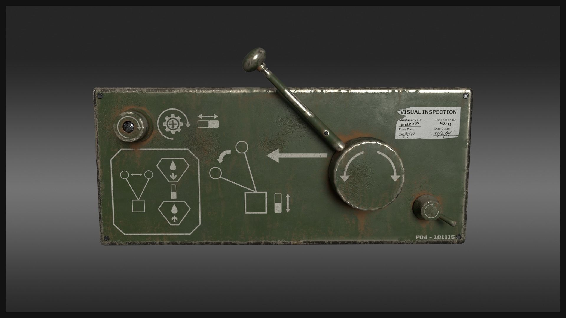 3D model Mechanical Lever VR / AR / lowpoly CGTrader