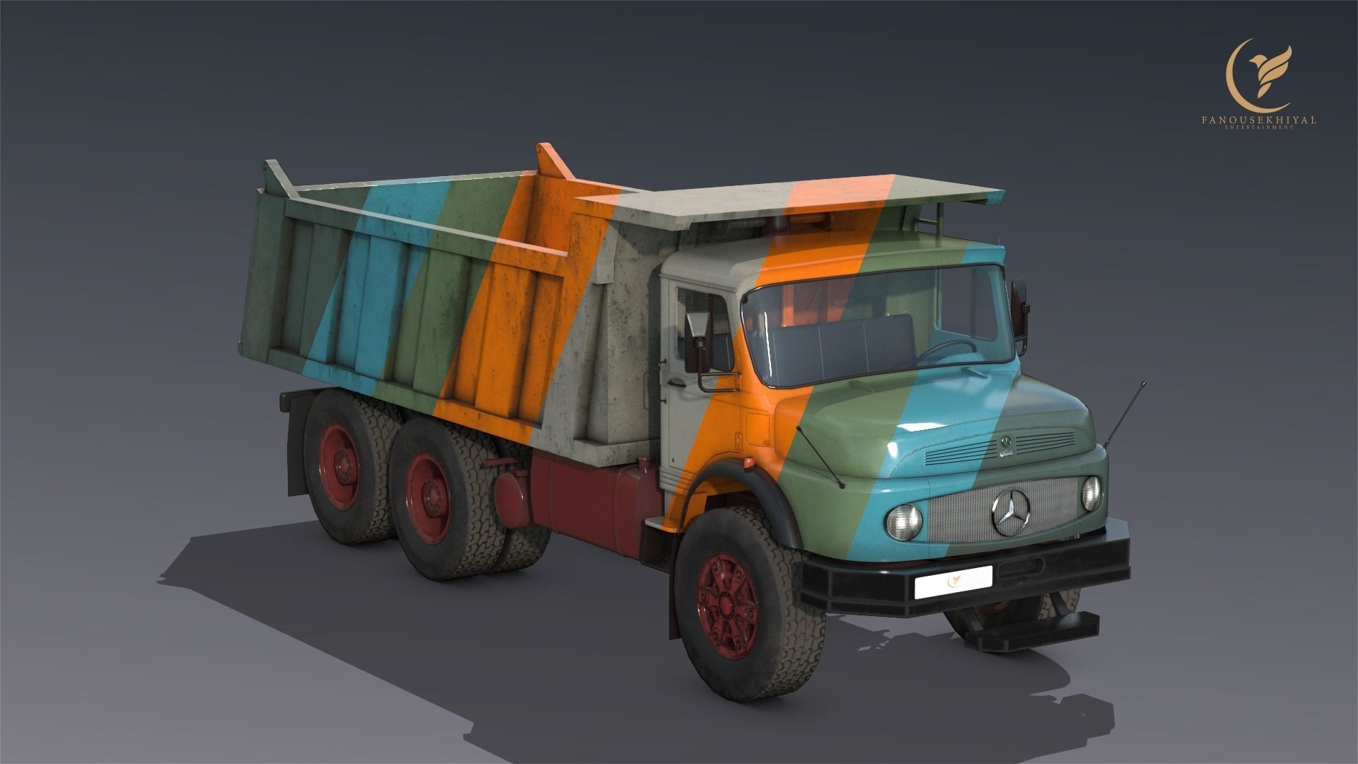 Mercedes L2624 Dumper truck