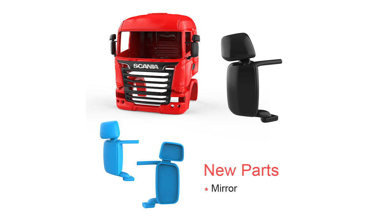 Scania R730 V8 Cabin - New Part - Mirror