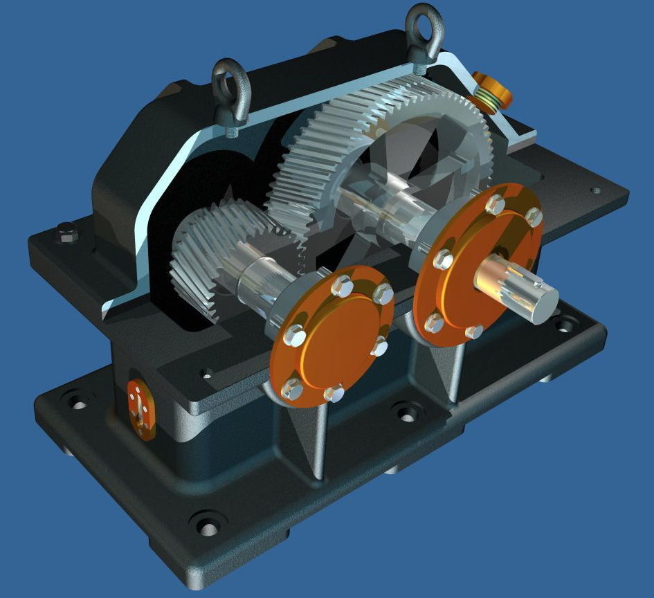 gearbox Engine 3D model CGTrader