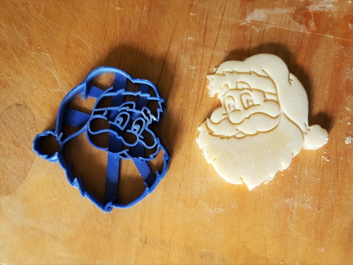 Santa cookie cutter