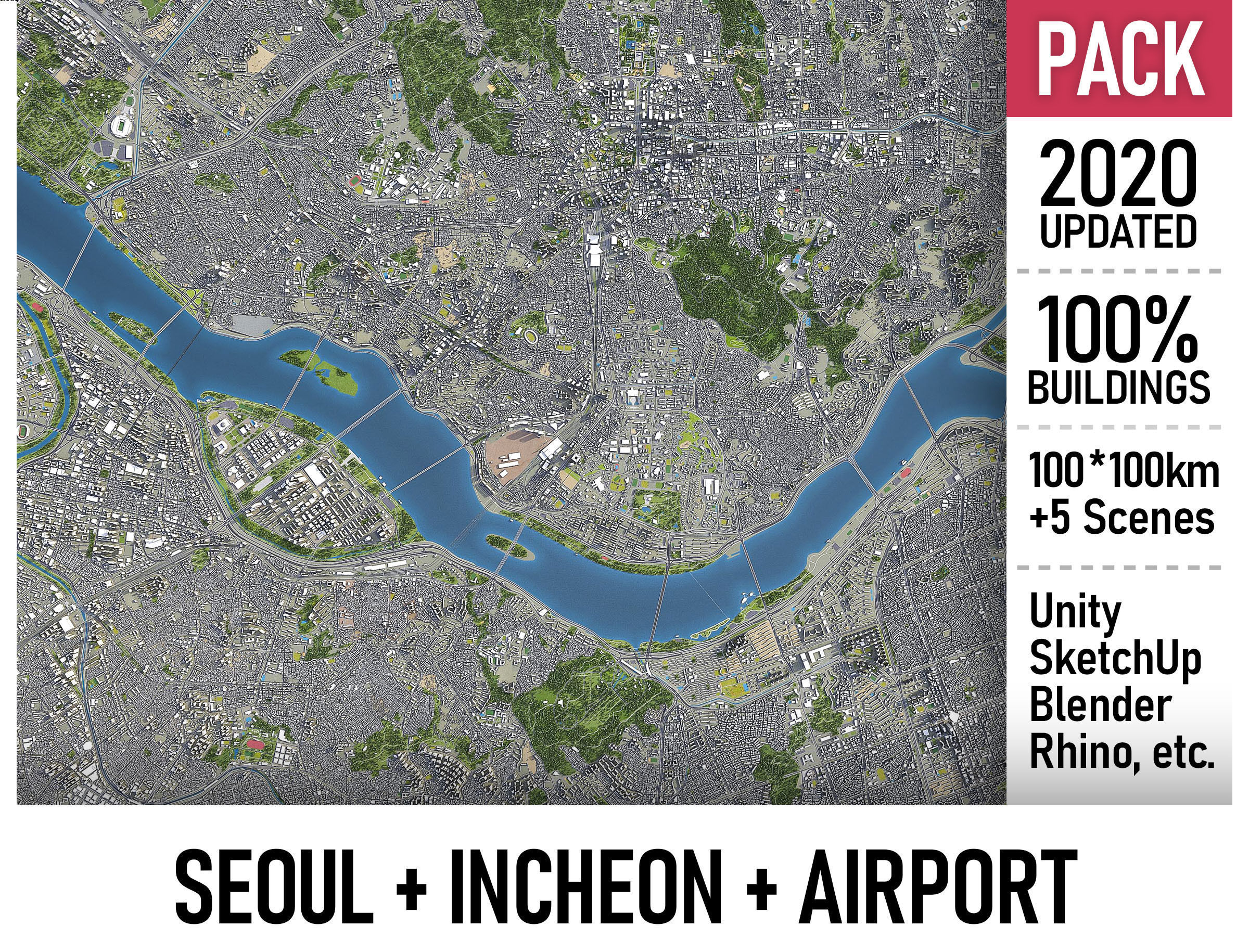 Seoul - Incheon - ICN Airport - Metropolitan Area