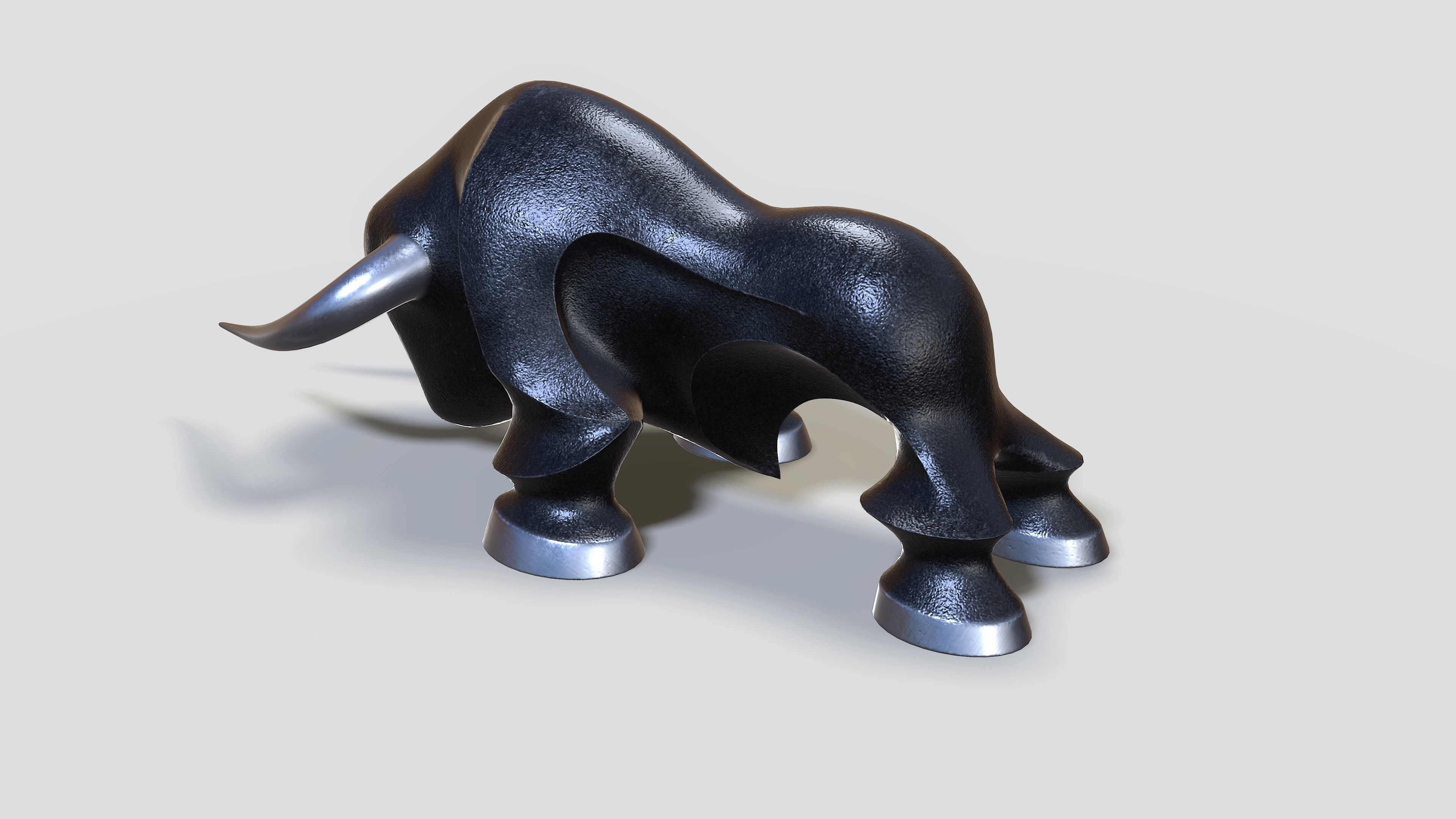 3D model Decorative bull statue VR / AR / lowpoly CGTrader