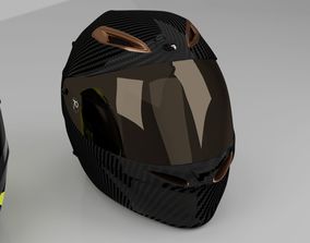 3D model Helmet agv 70 anniversary VR 