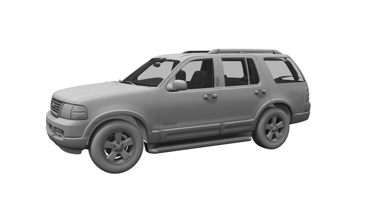 ford explorer 3d model
