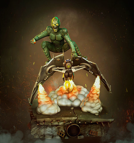 Green Goblin 3D Model 3D Printable CGTrader