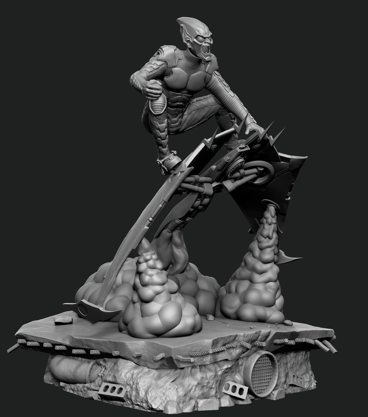 Green Goblin 3D model 3D printable | CGTrader