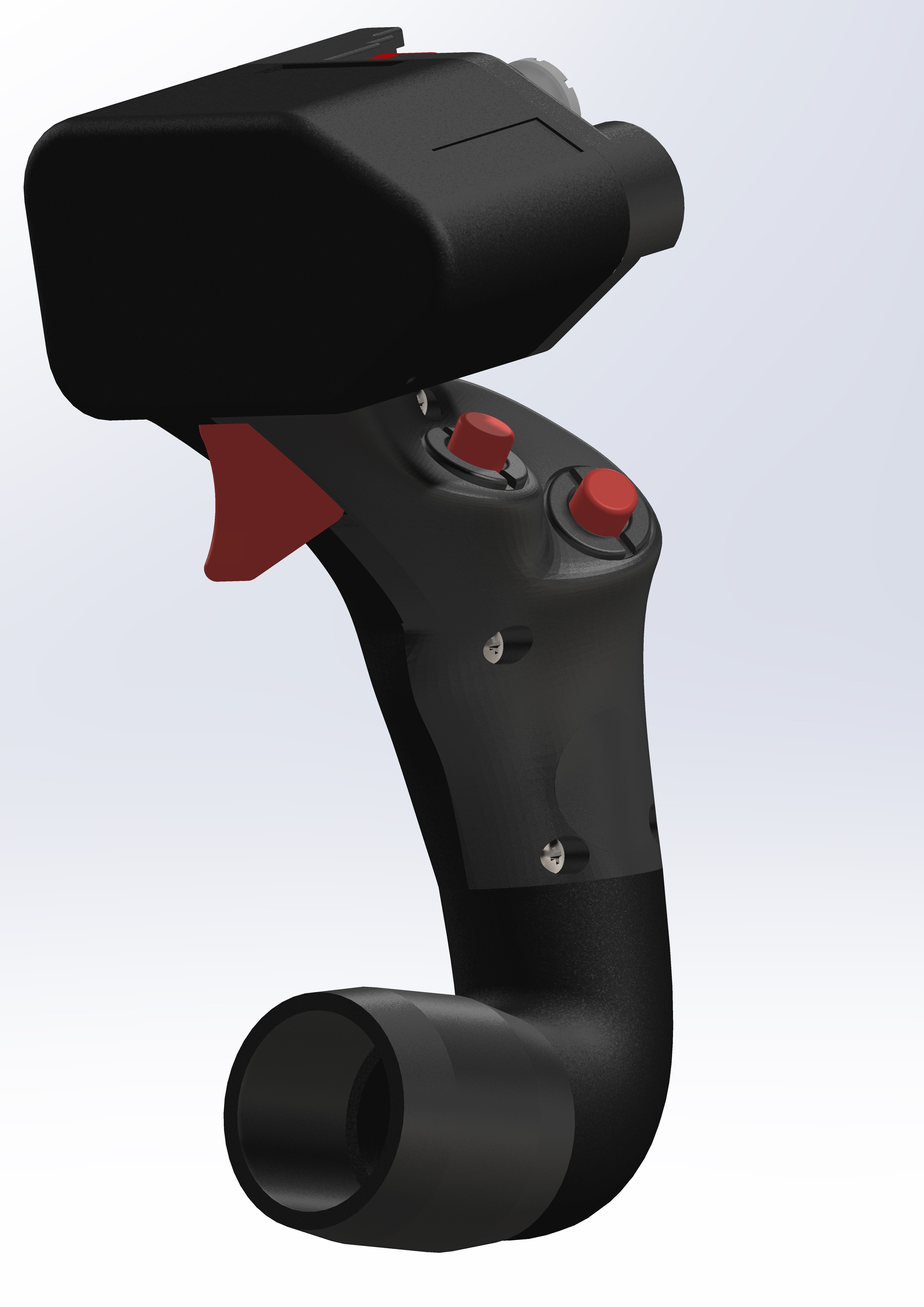 Eurocopter based joystick grip 3D model 3D printable | CGTrader