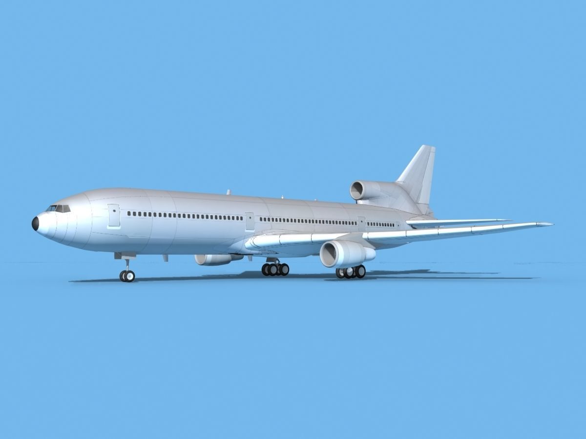 Lockheed L-1011 TriStar Bare Metal