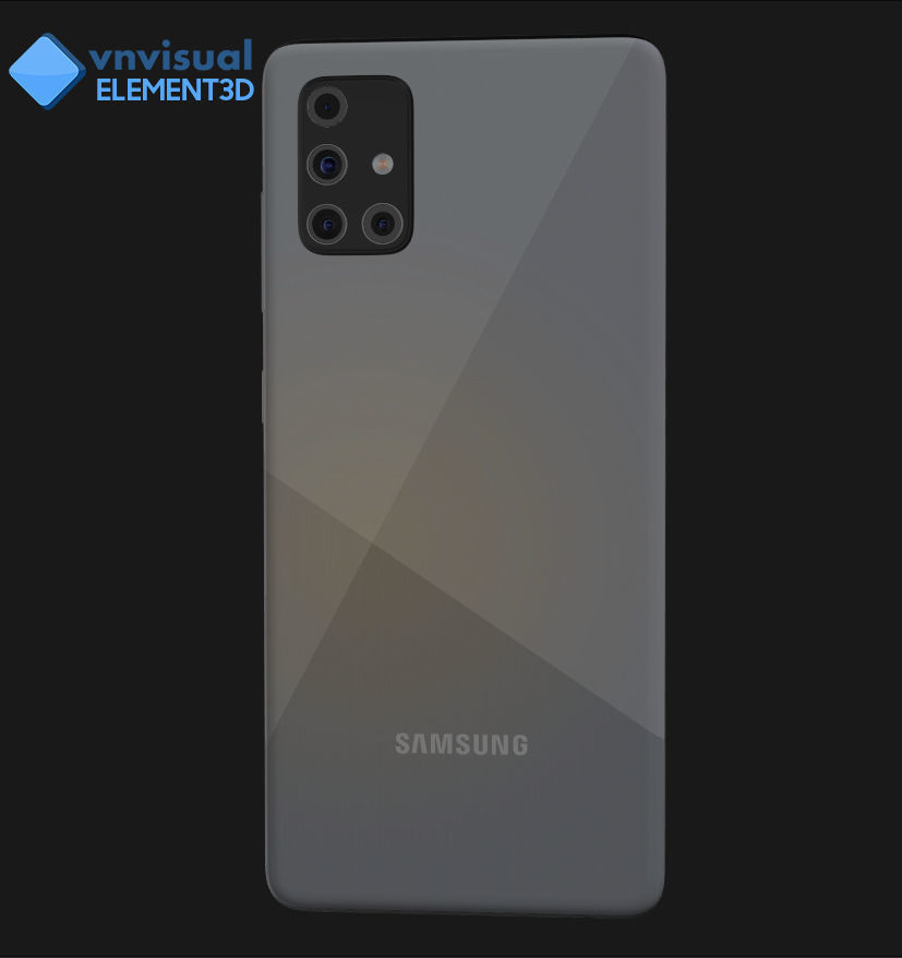 E3D - Samsung Galaxy A51 Prism Crush Silver