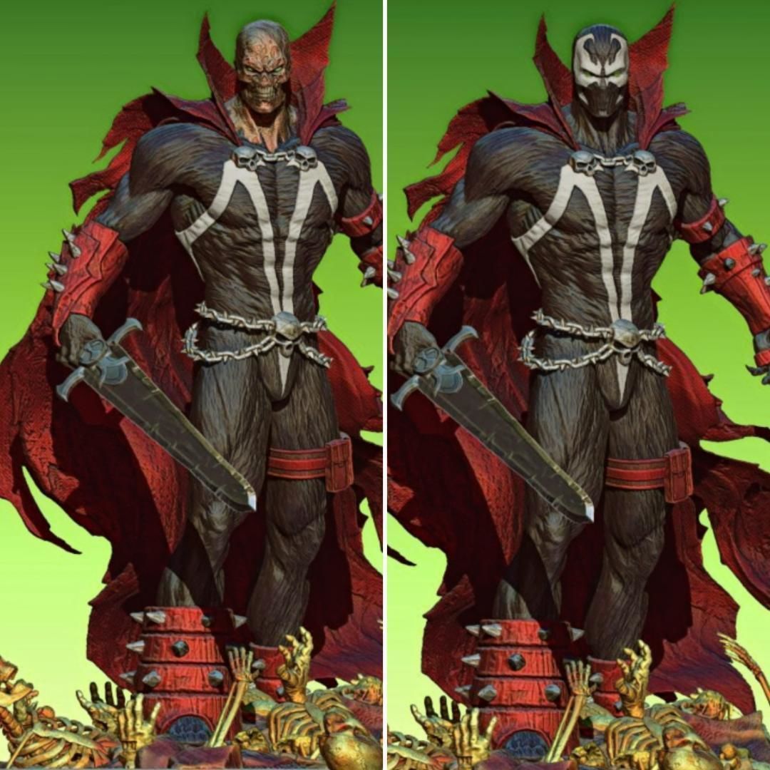 Spawn MK11 Fan Art Statue 3D model 3D printable CGTrader