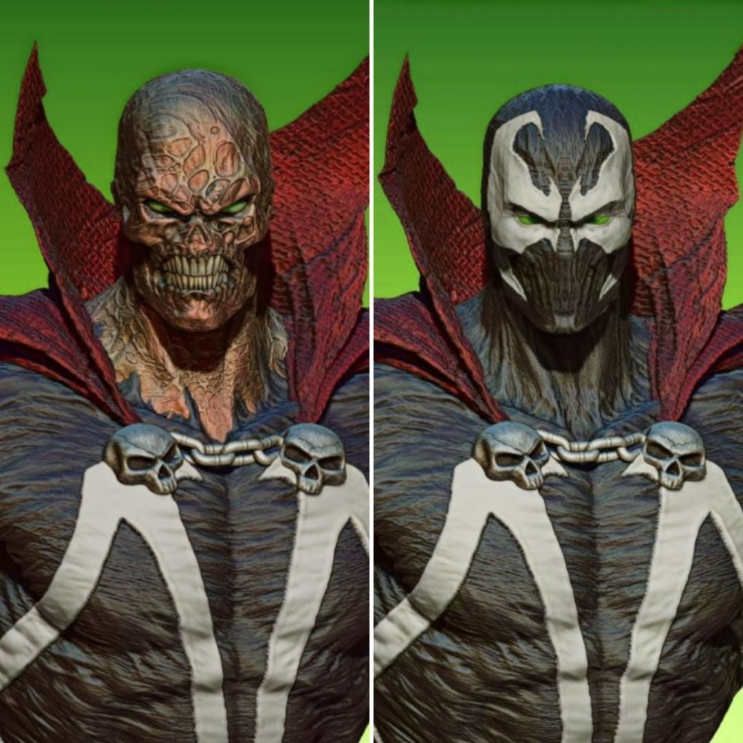 Spawn MK11 Fan Art Statue 3D model 3D printable CGTrader