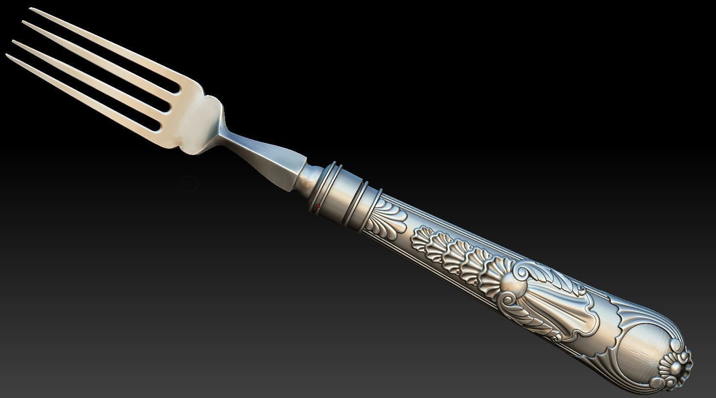 3D printable model figure fork small | CGTrader