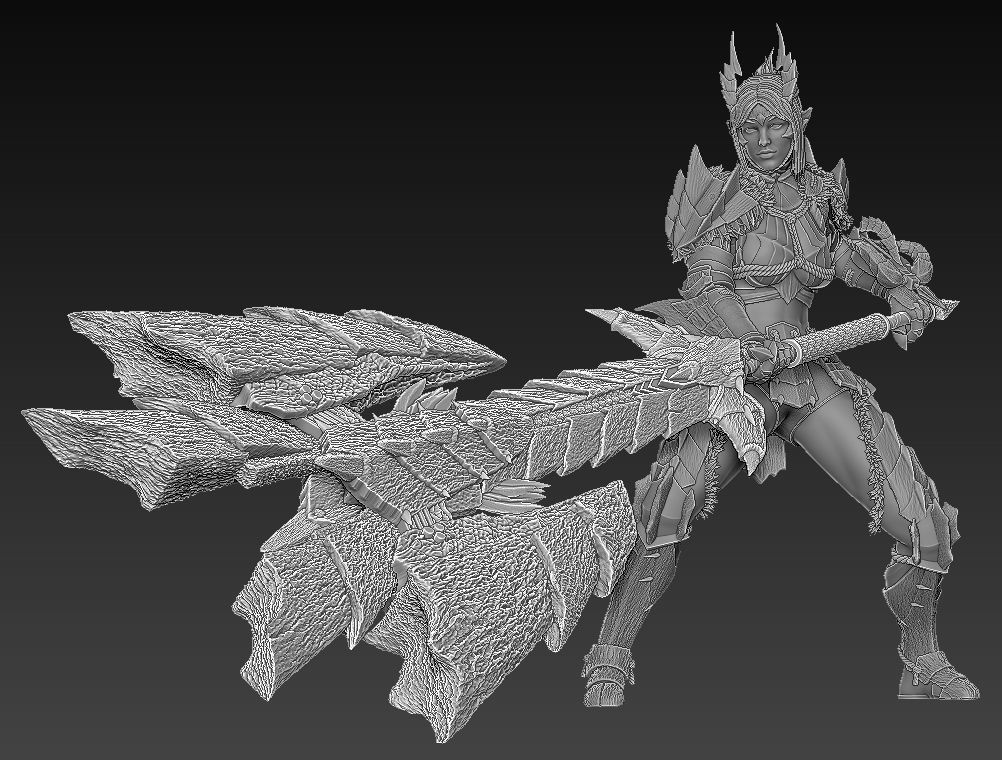 zinogre 3d model