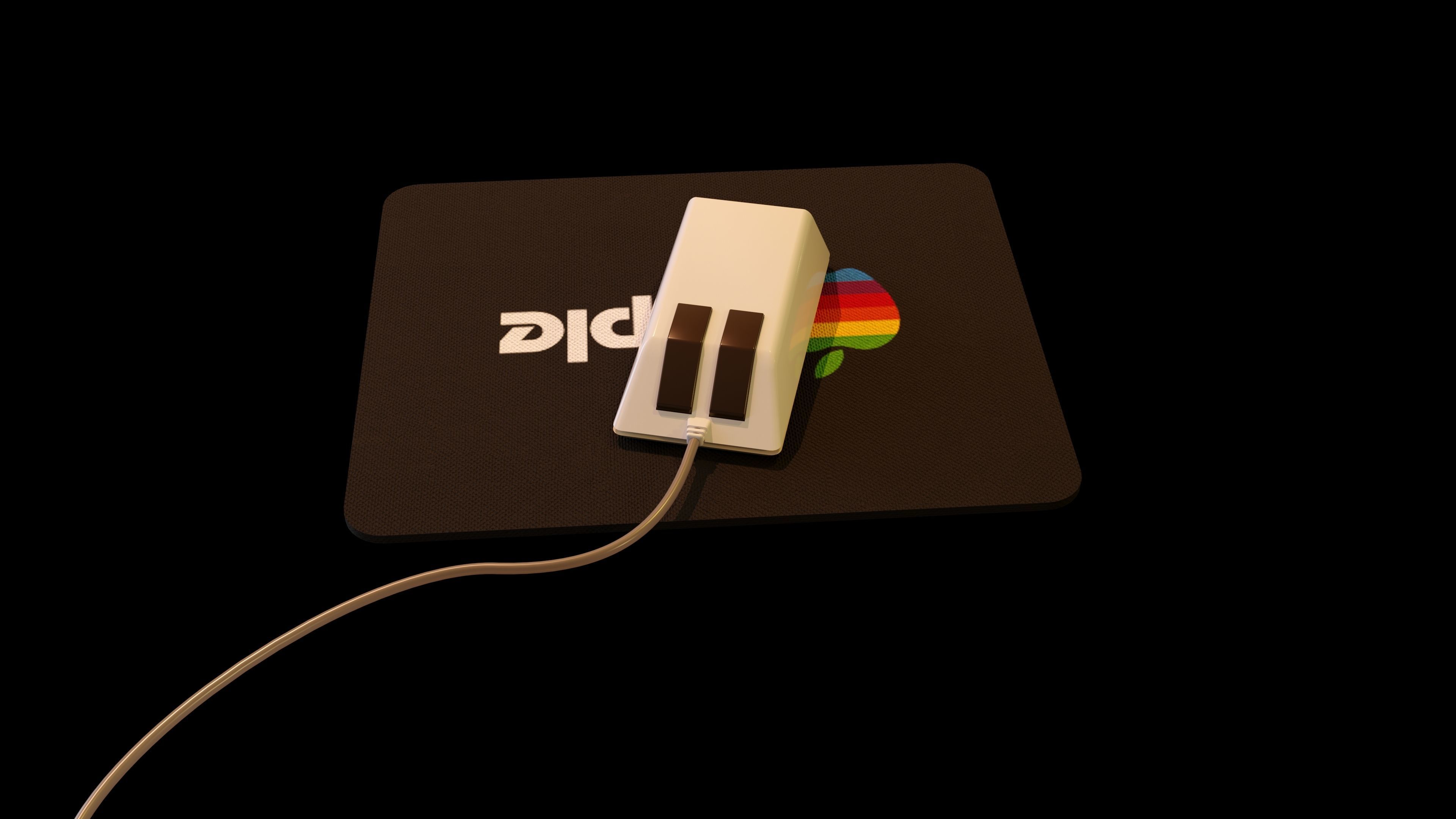 Old PC Mouse 3D model | CGTrader