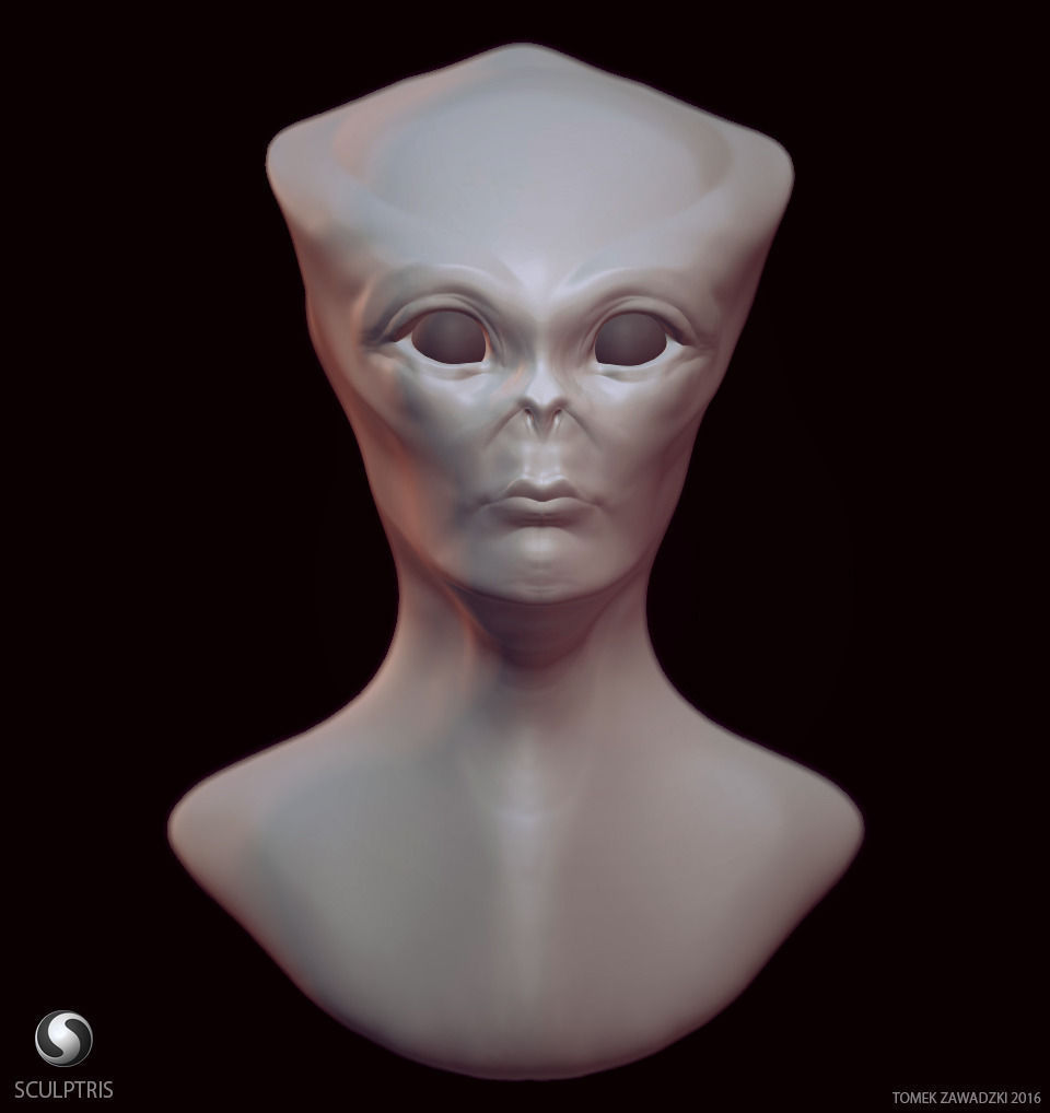 Alien Head Sculpt