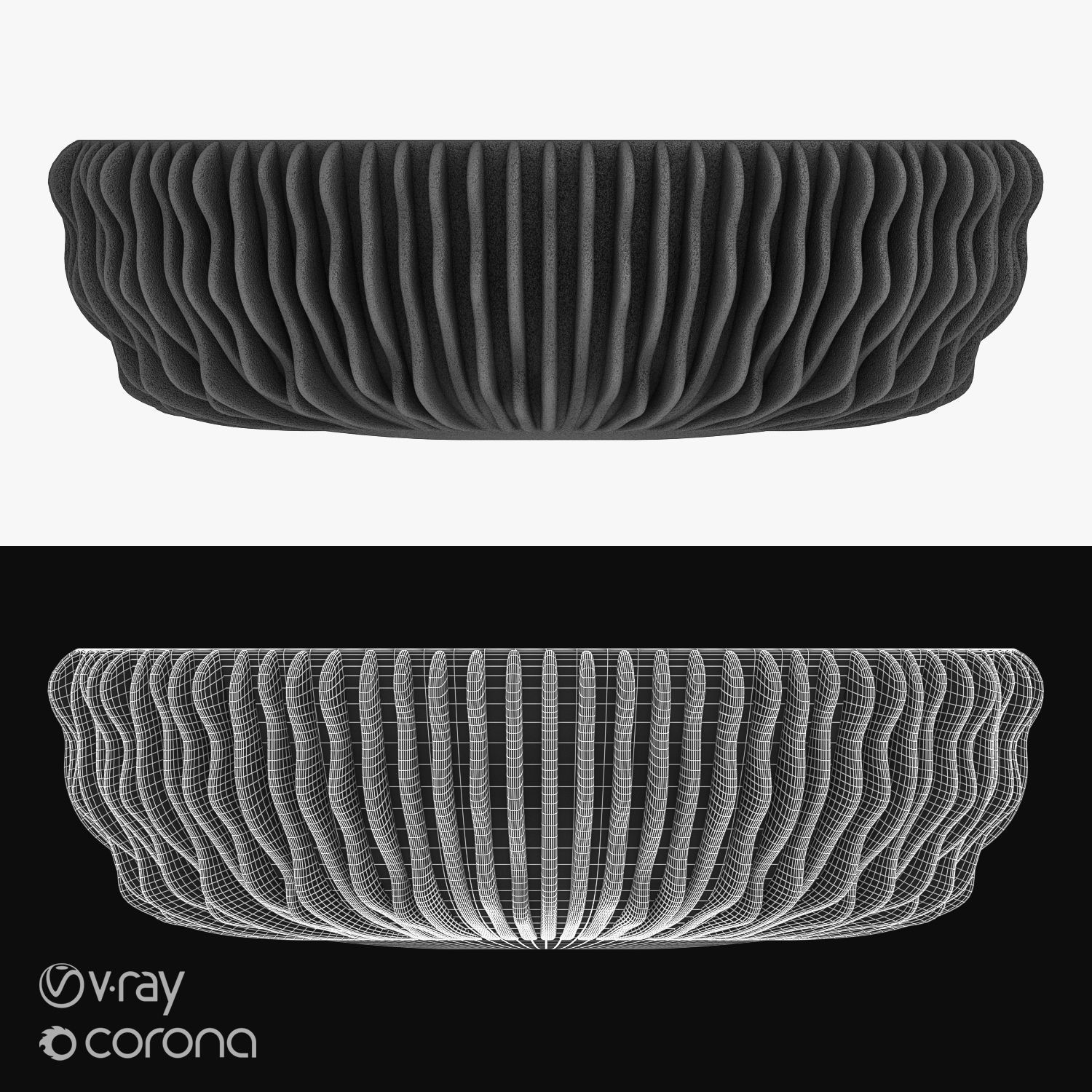 Korall Basin and Meir Round Spout 3D model CGTrader