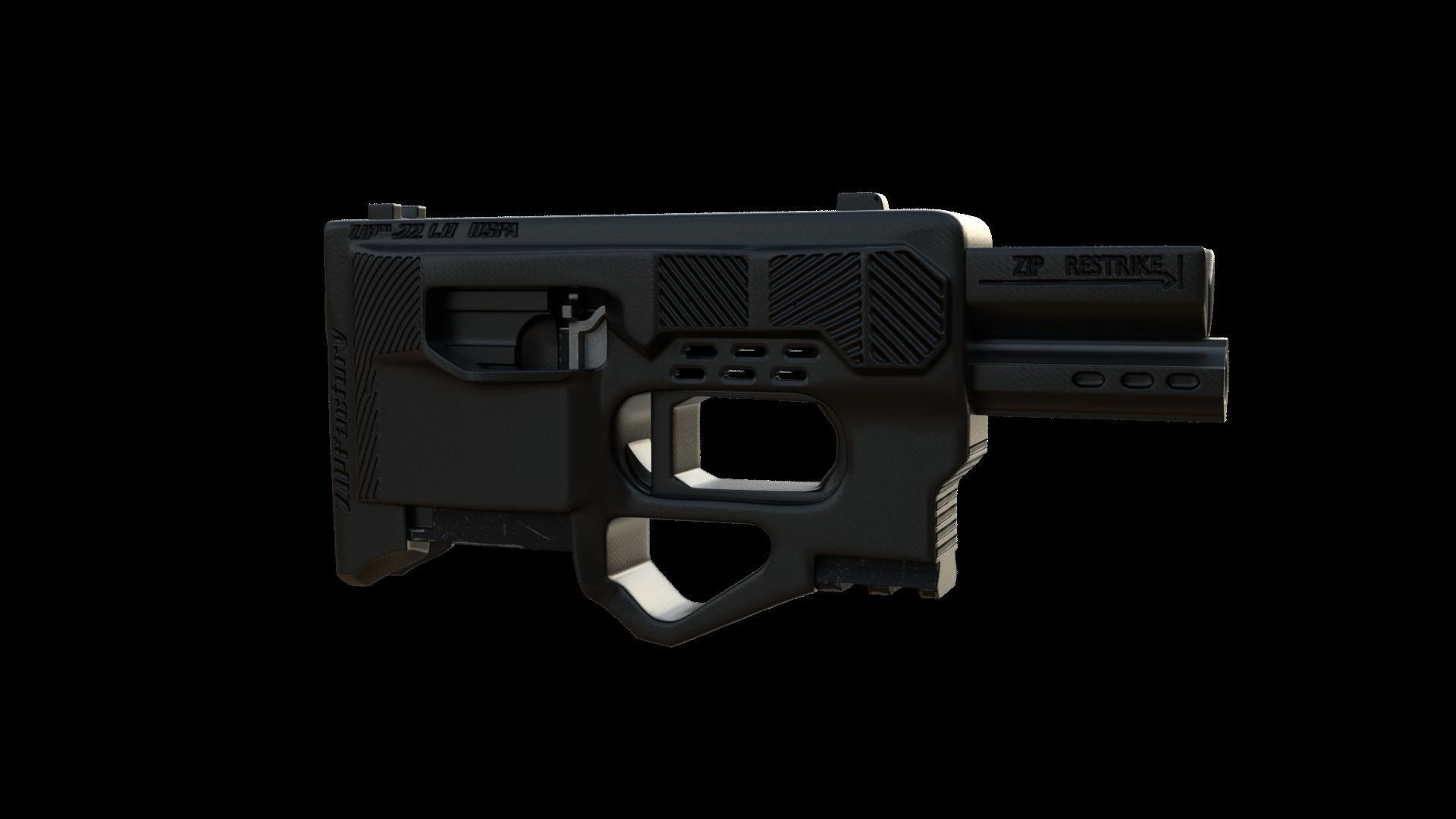 Zip Factory ZipFactory 22 gun 3D model | CGTrader