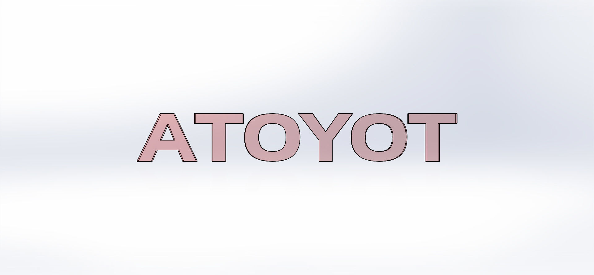 TOYOTA 3D model 3D printable CGTrader