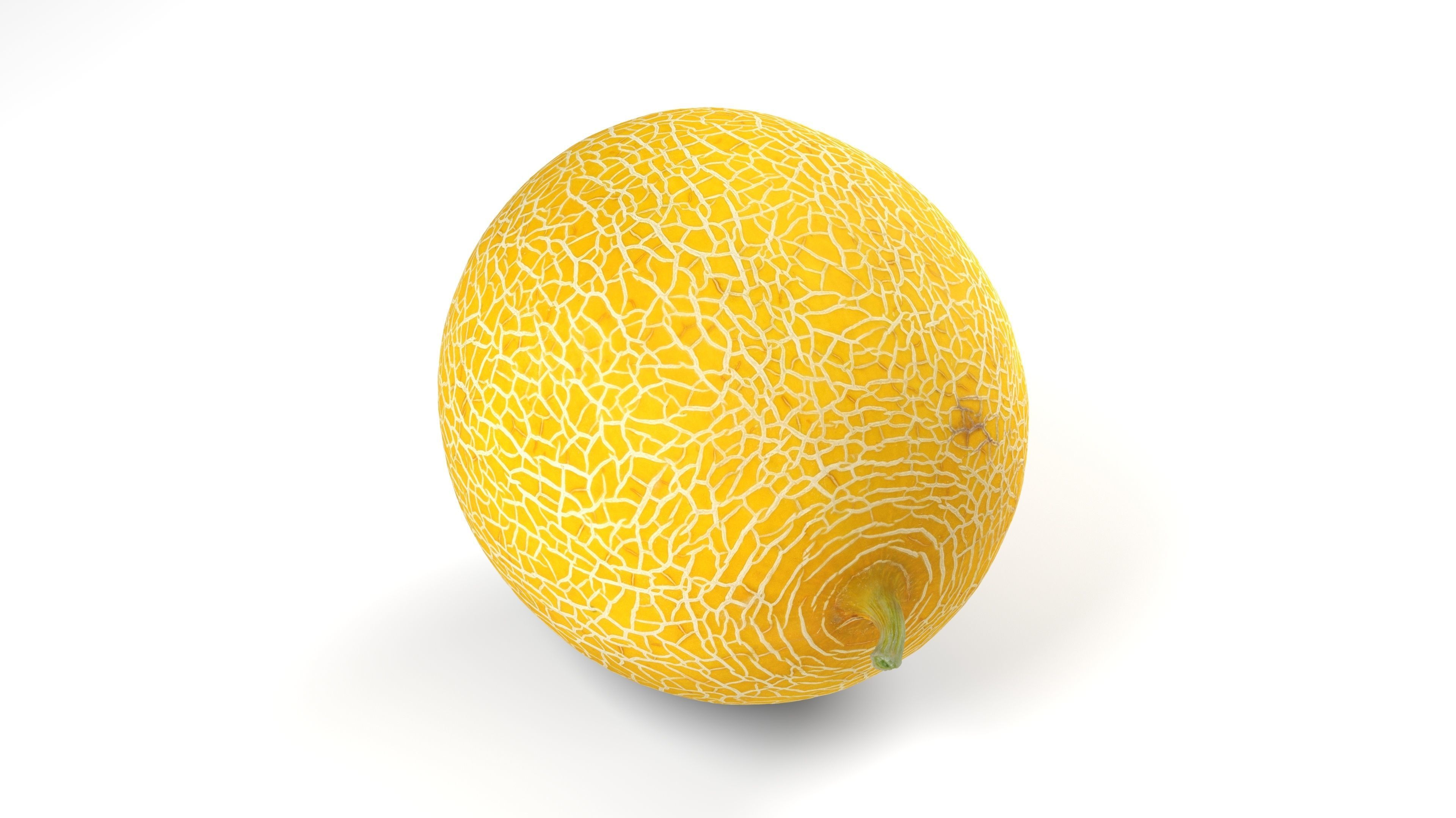 3D model Yellow Japanese Melon VR / AR / lowpoly CGTrader