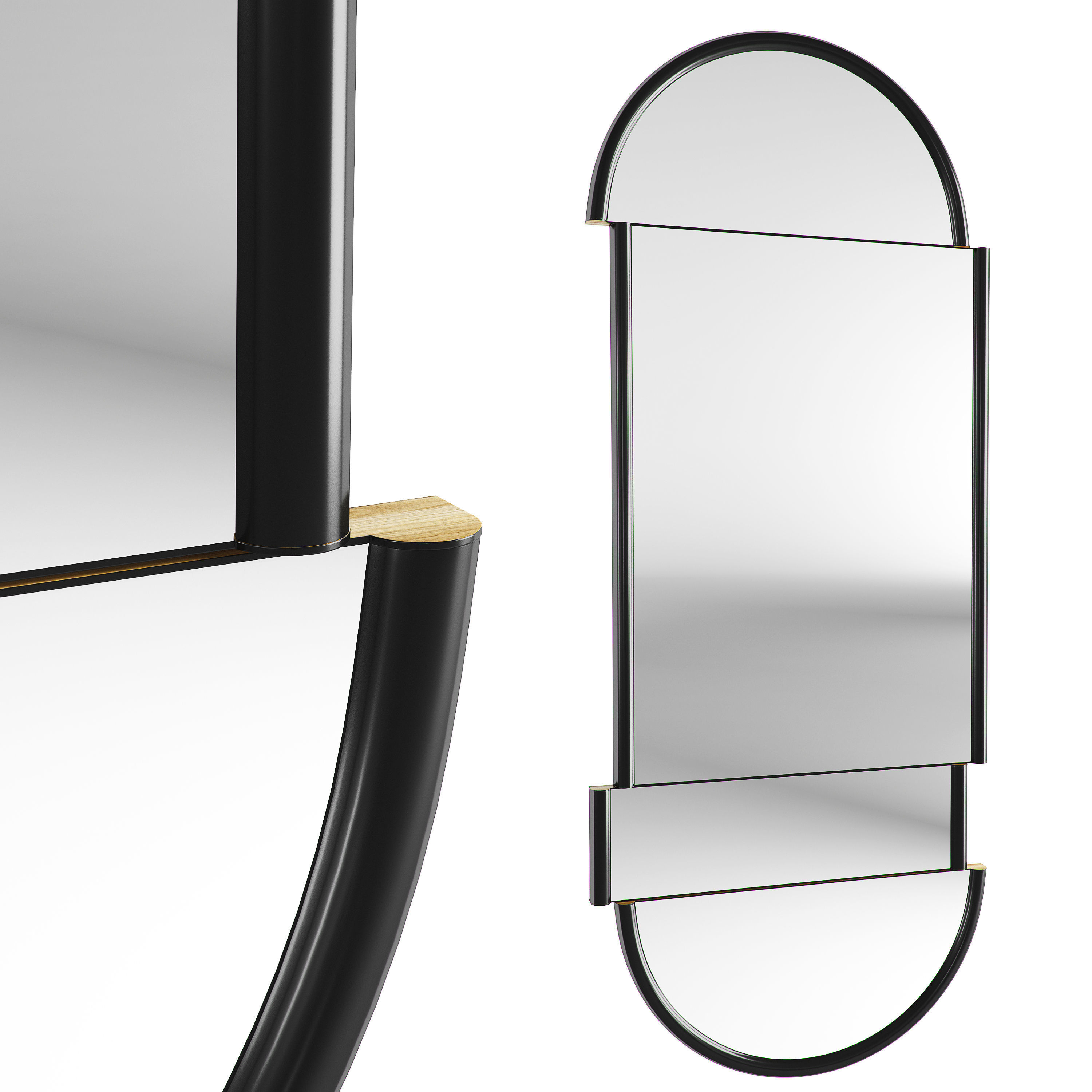 LEE BROOM SPLIT MIRROR LONG 3D model CGTrader