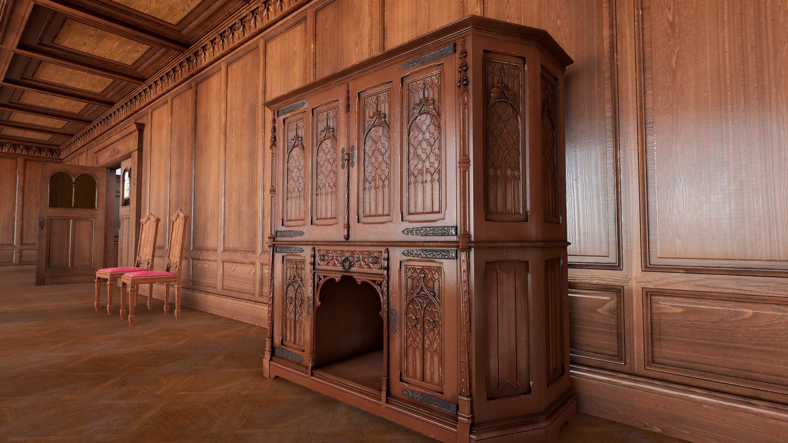 3D model Modular Victorian Interior Mansion - Unity and Unreal Asset ...