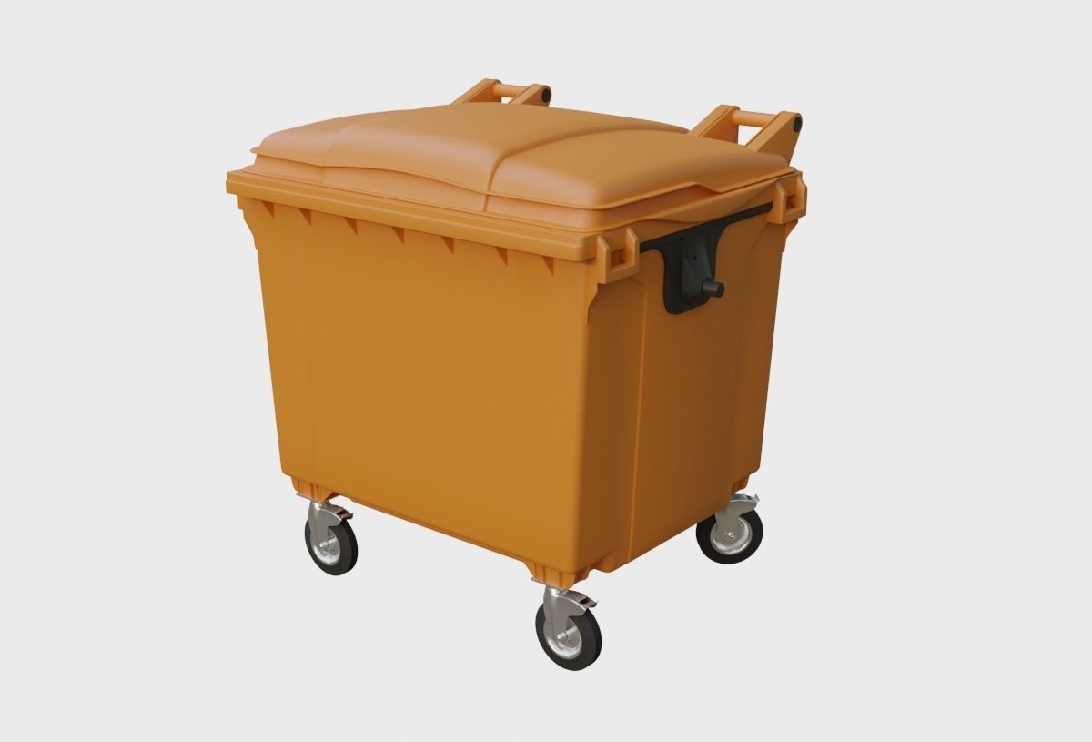 Plastic dumpster