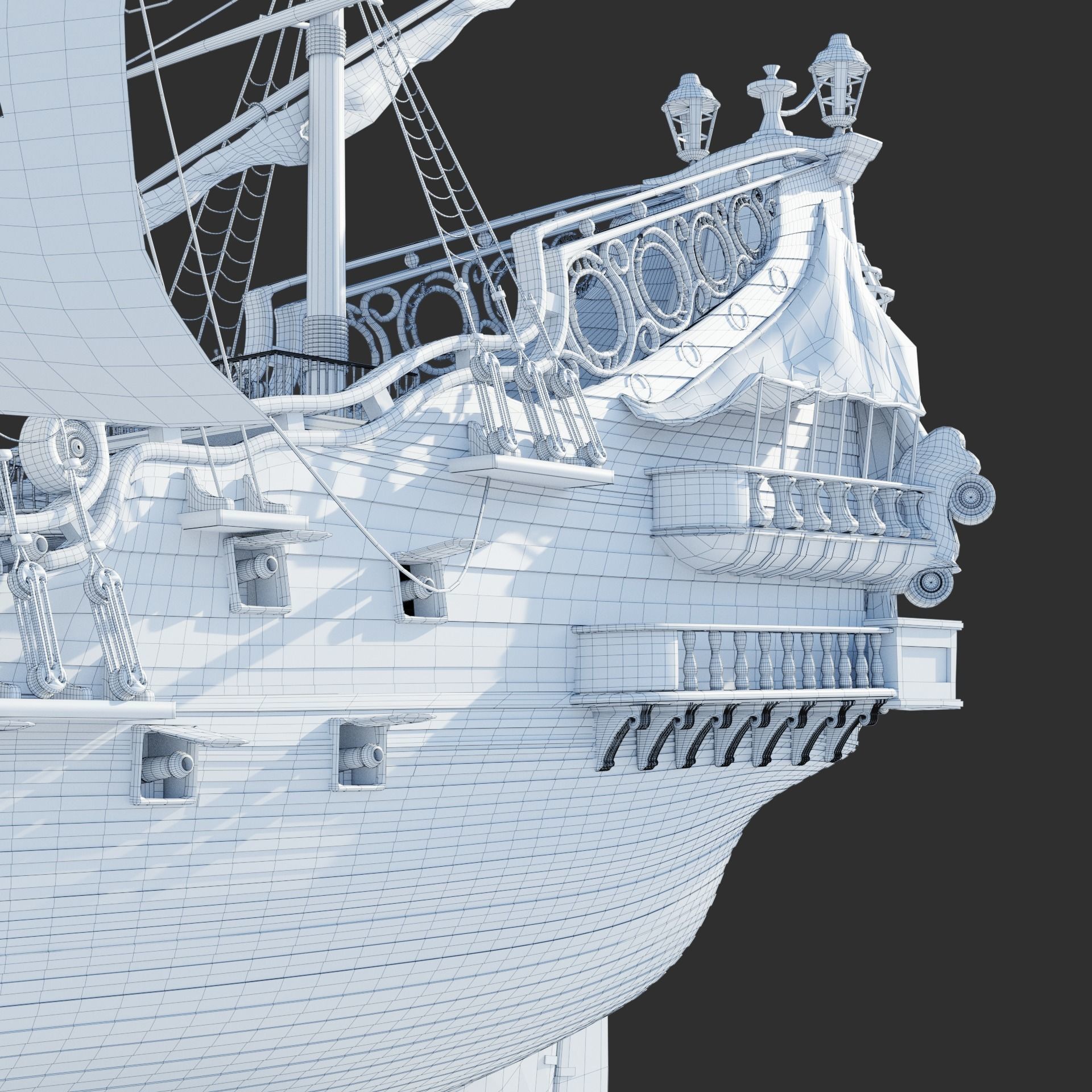 Queen Annes Revenge 3D model | CGTrader