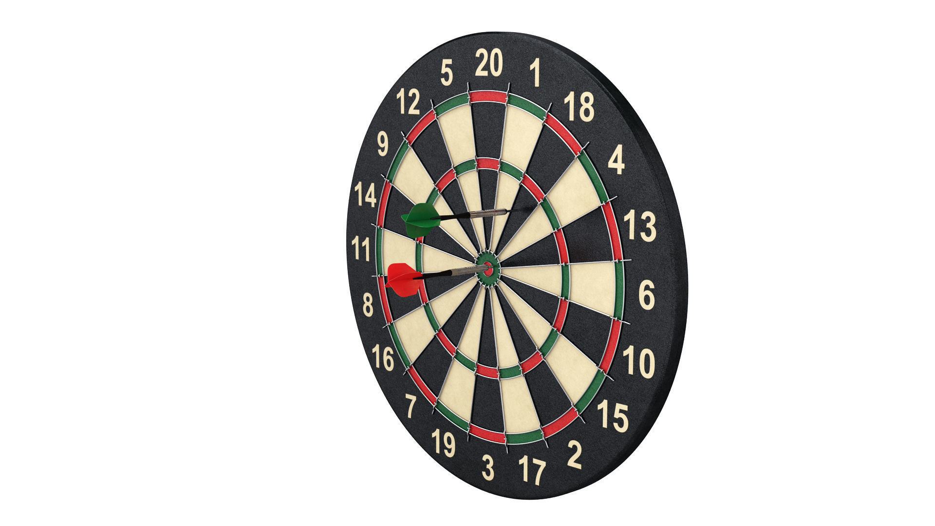 Dartboard and Darts 3D model | CGTrader