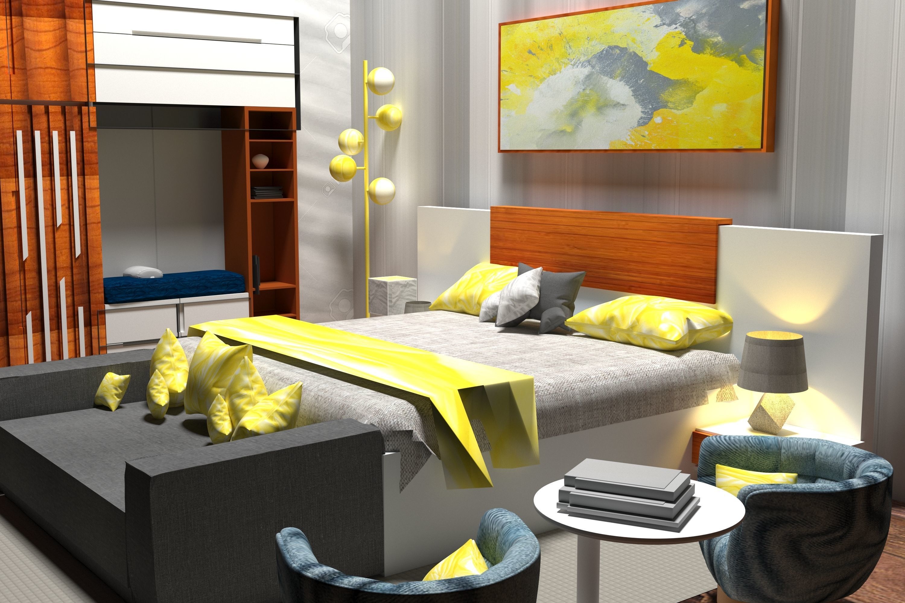 2020 bed room interior design
