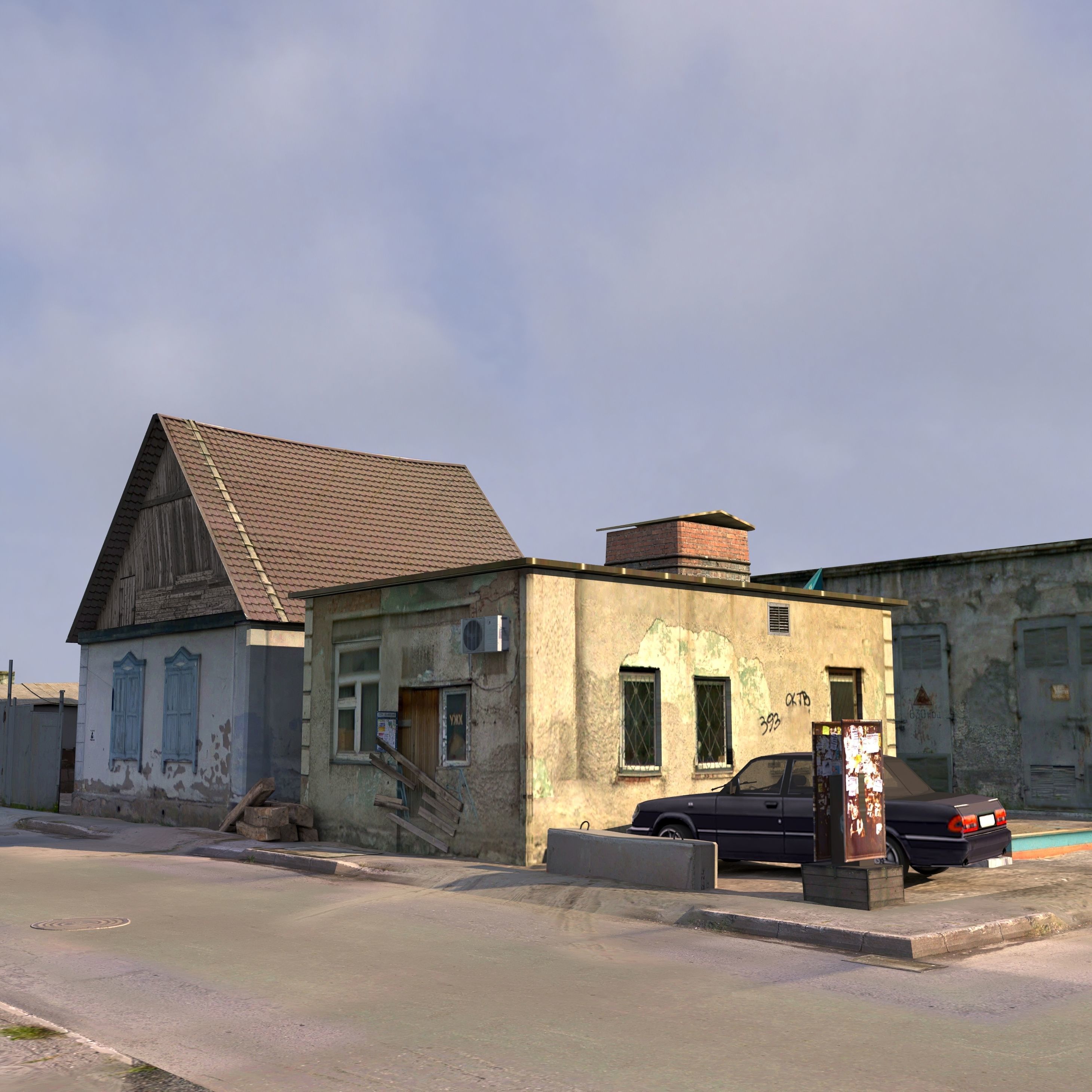 Village - Low Poly