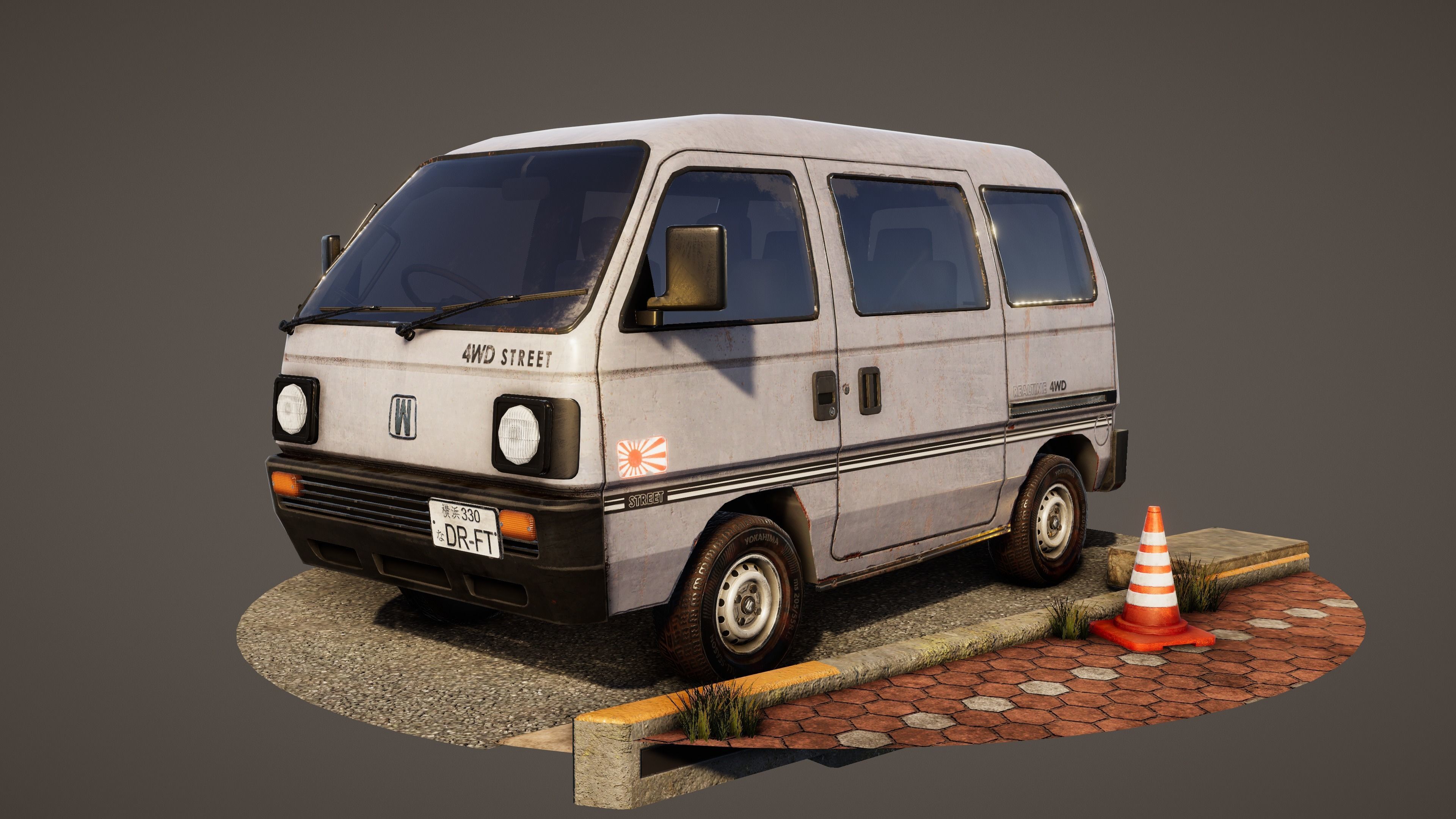 minivan 3d model
