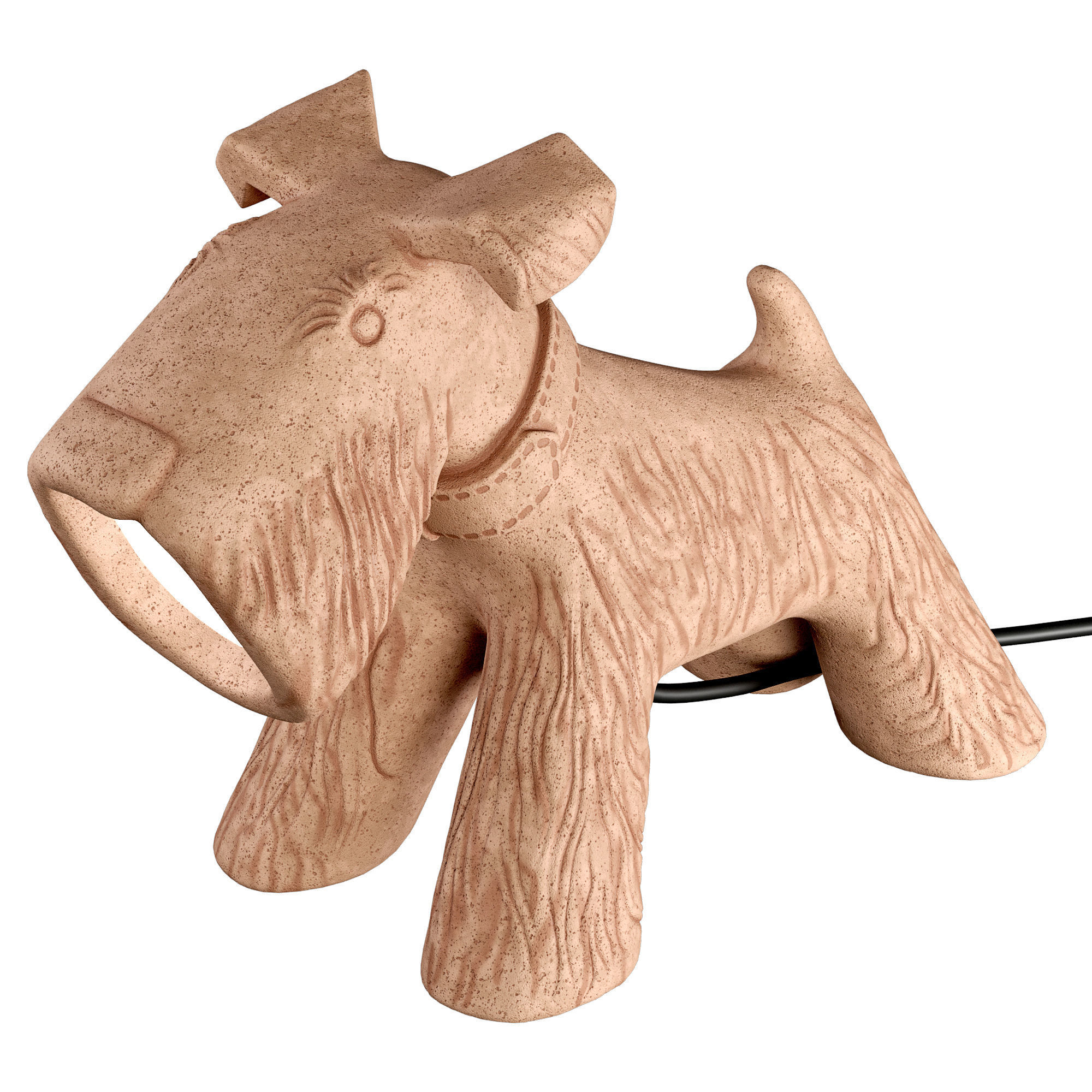 TOSCOT JULE CERAMIC DOGGY GARDEN LAMP