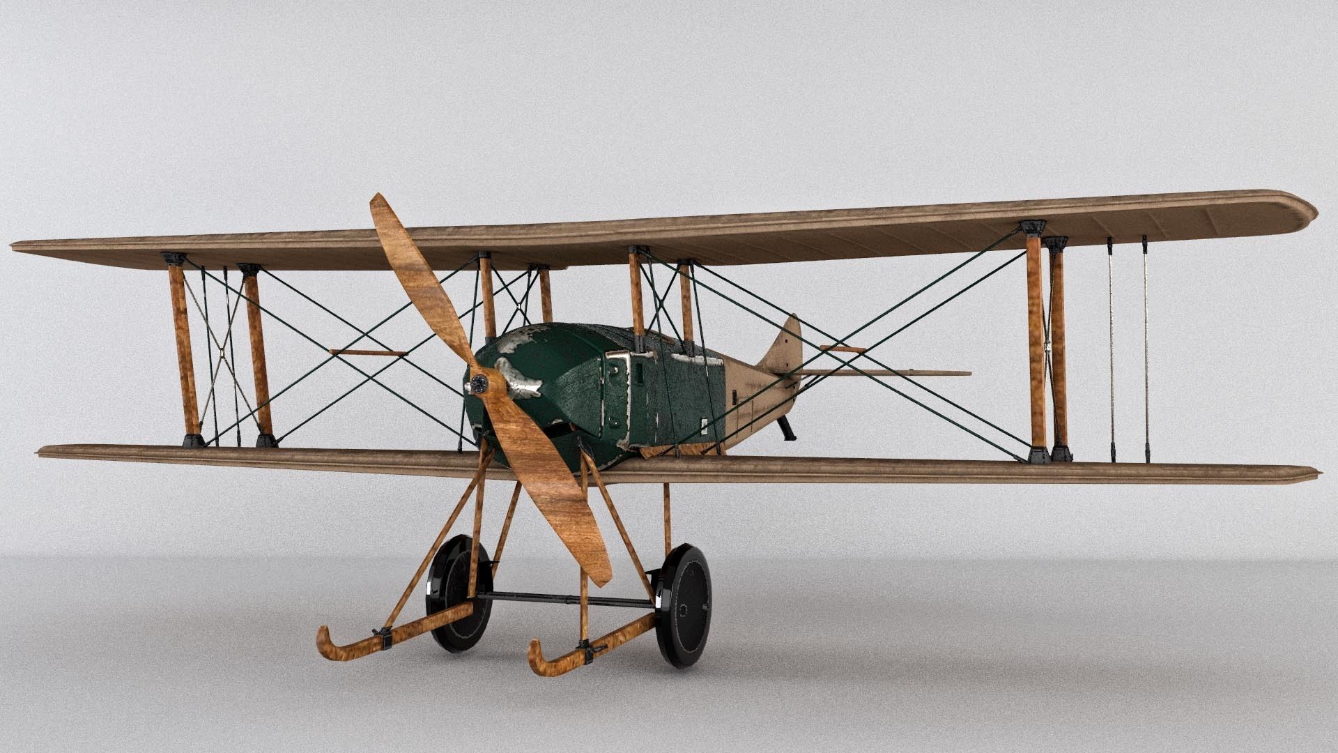 SPAD war Aircraft 3D model