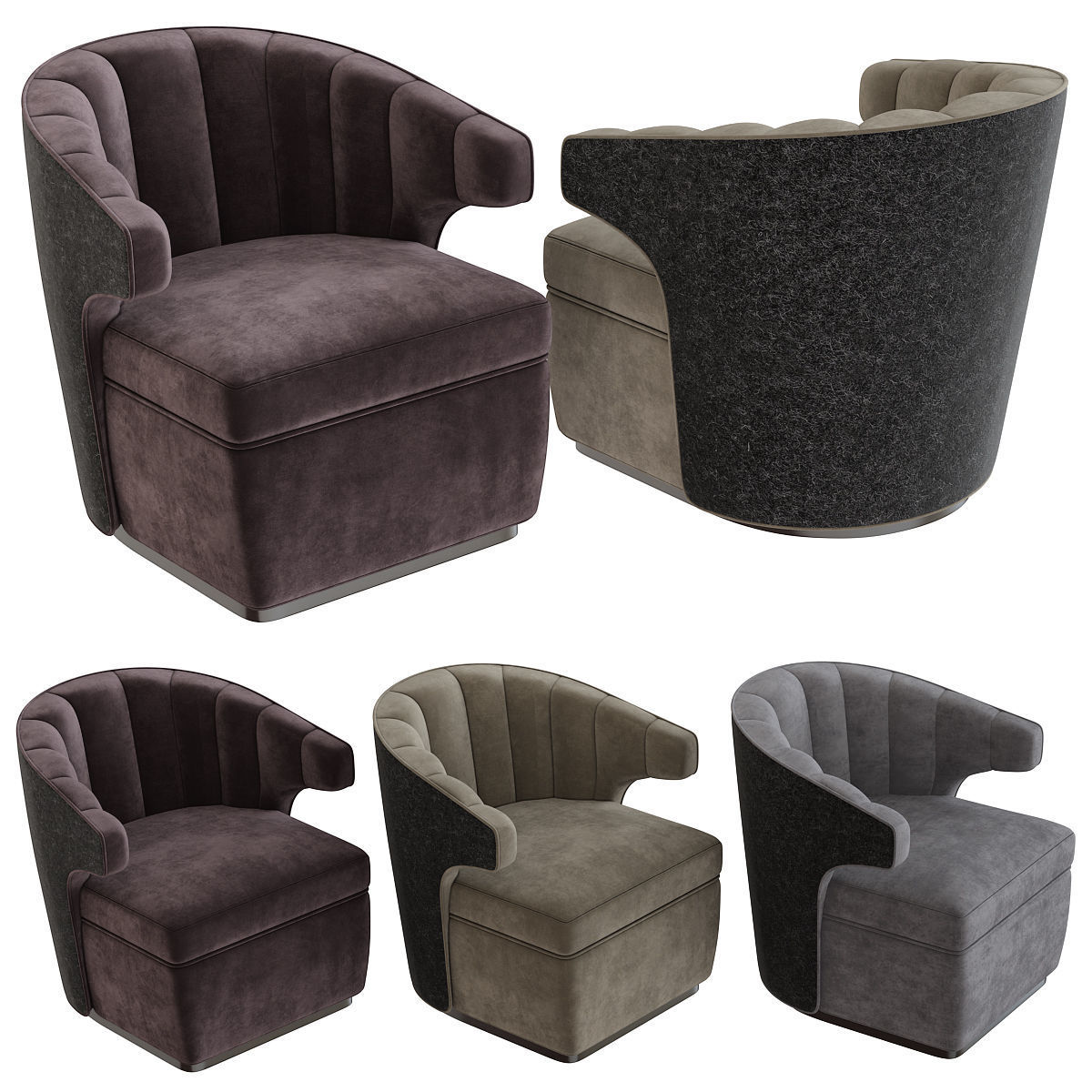 The Sofa and Chair Co - Gibbs Armchair 3d model