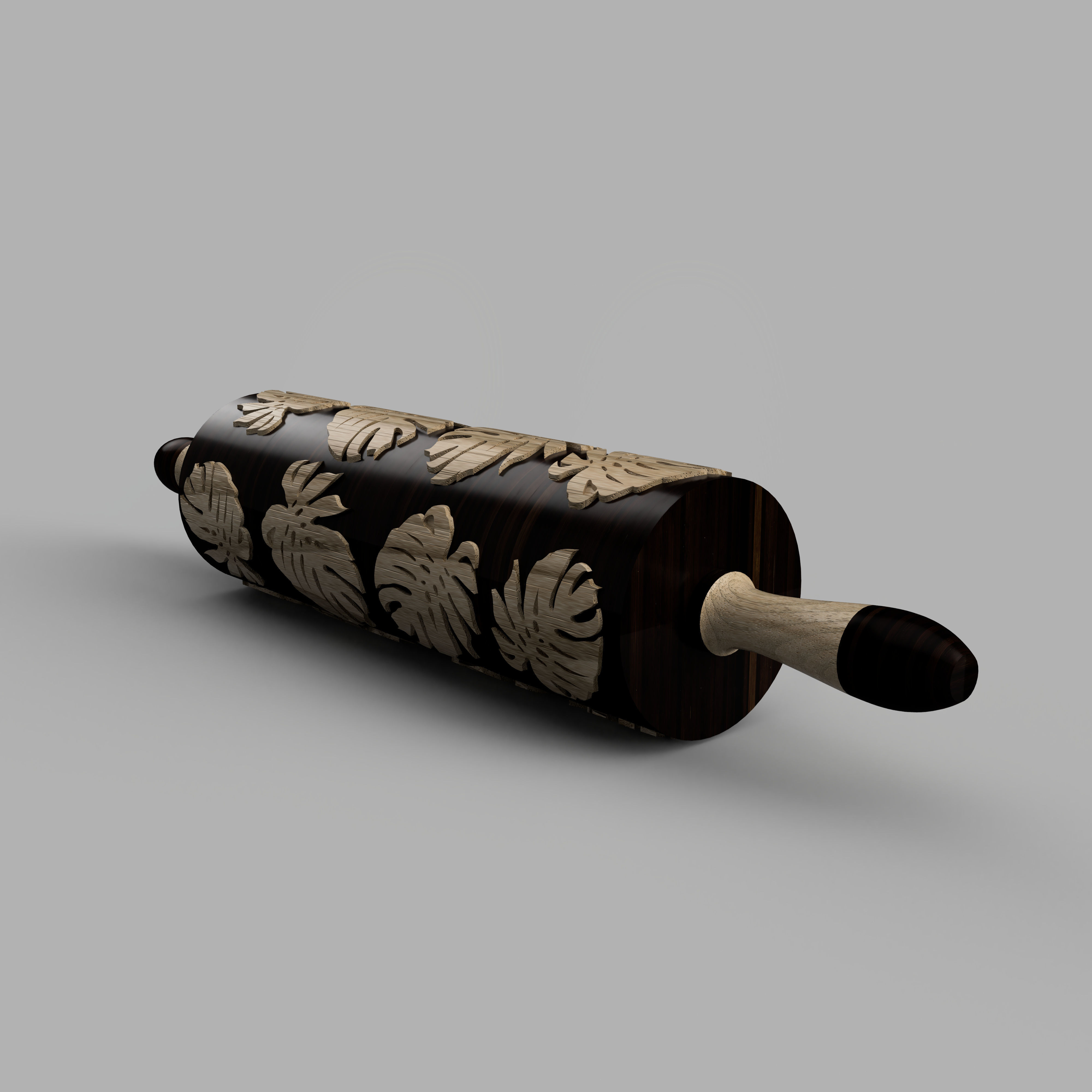 Detail Wooden Cnc Monster rolling pin