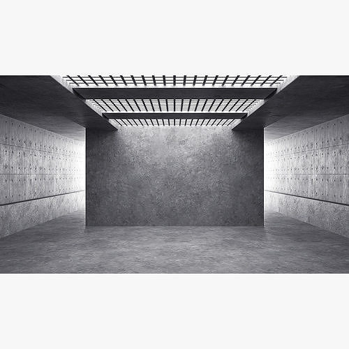 Empty Room Interior 01 3d Model Cgtrader