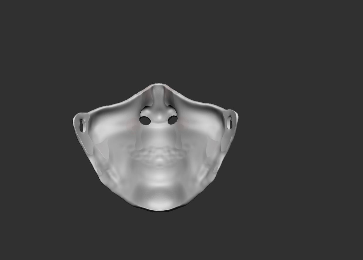 joker mask 3D model 3D printable CGTrader