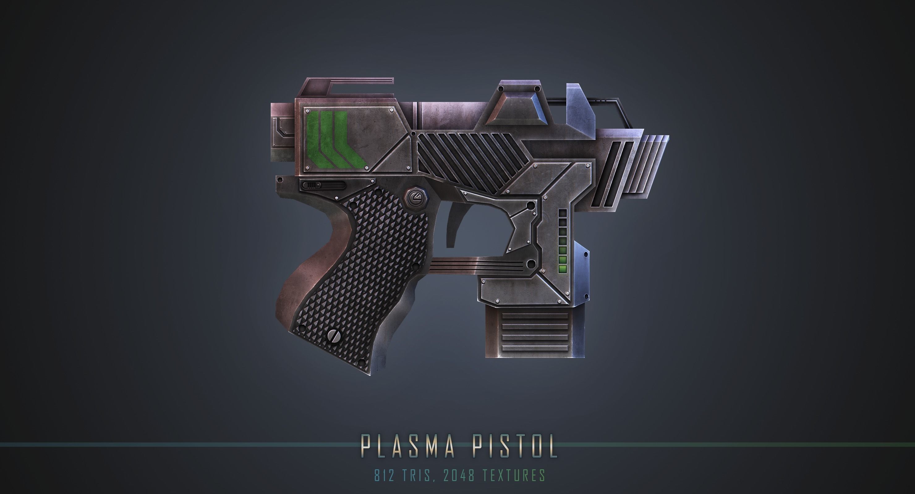 3D asset Plasma Pistol | CGTrader