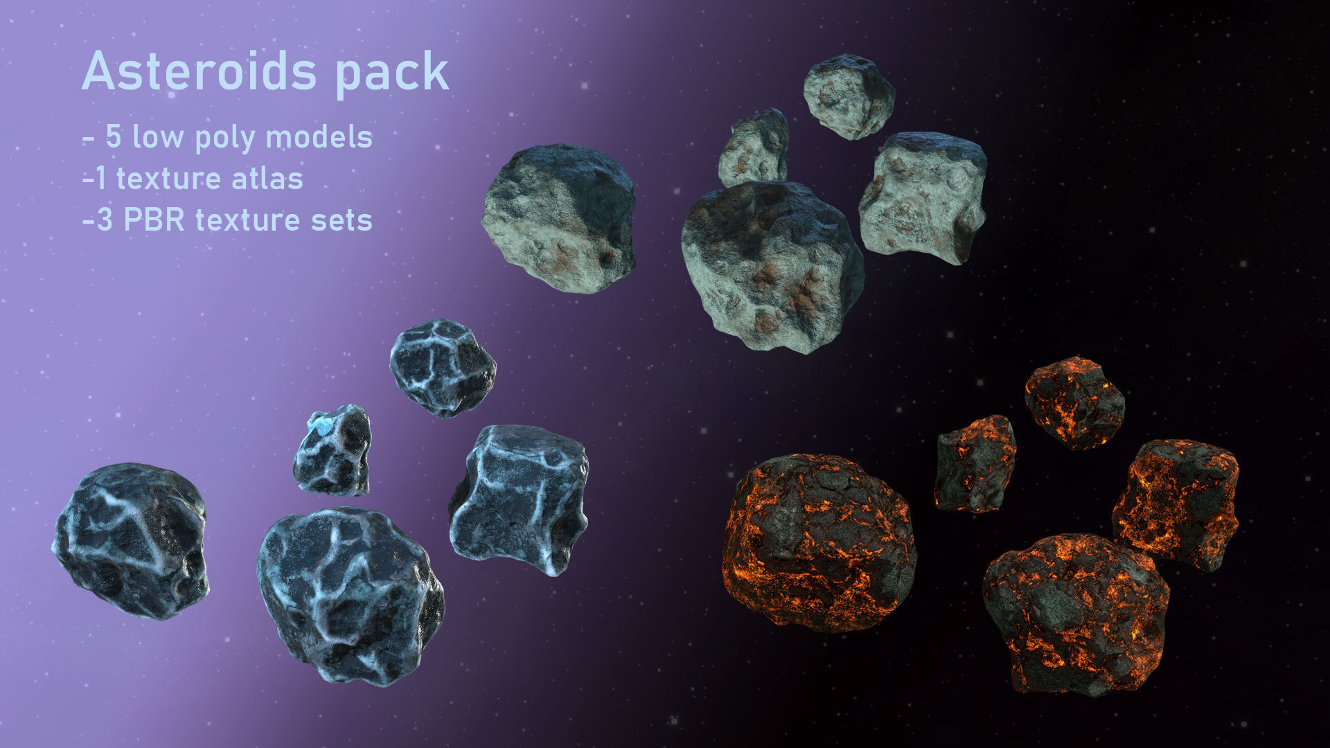 Asteroid pack